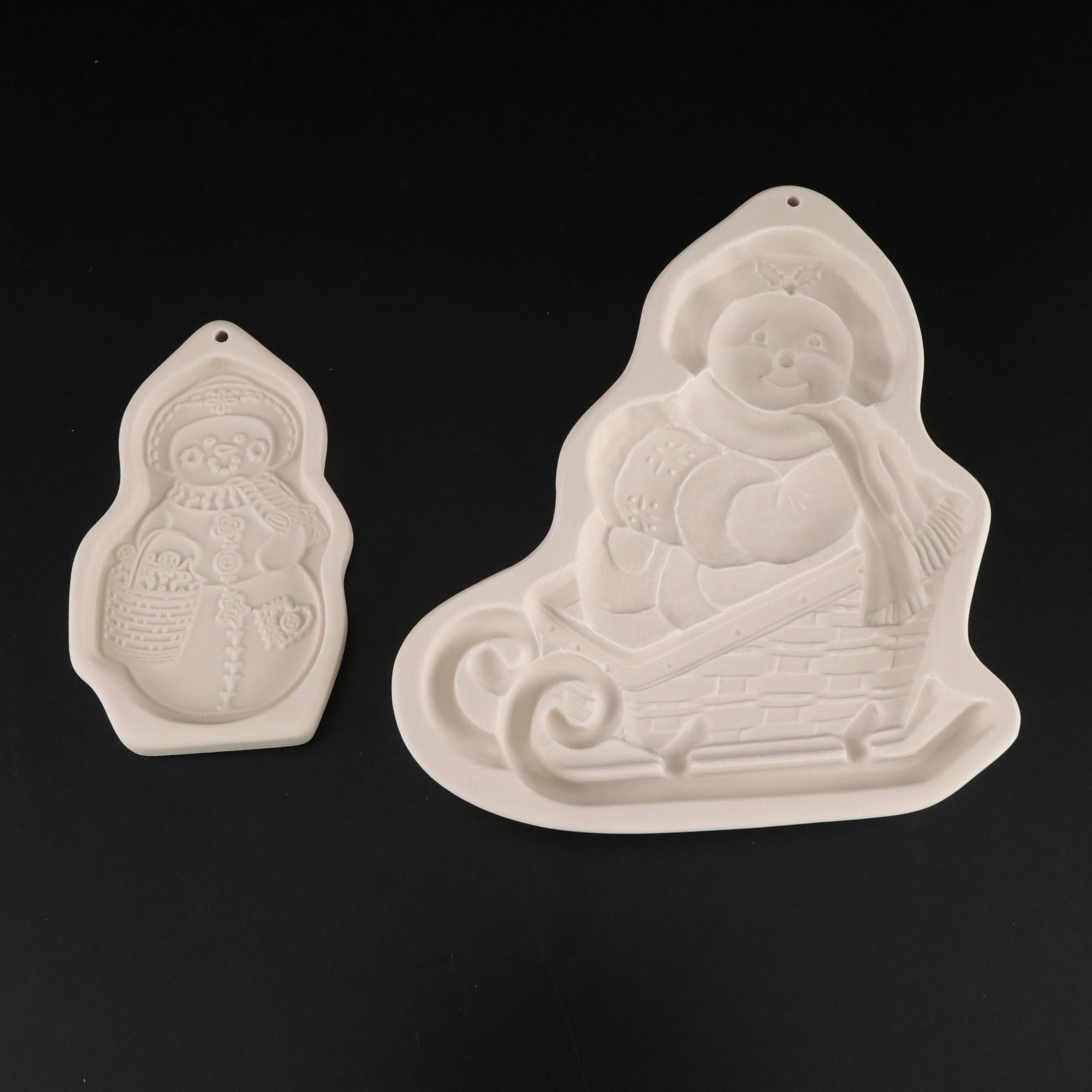 Spode "Christmas Tree" Cookie Plate & Mini Tea Set with Longaberger Cookie Molds