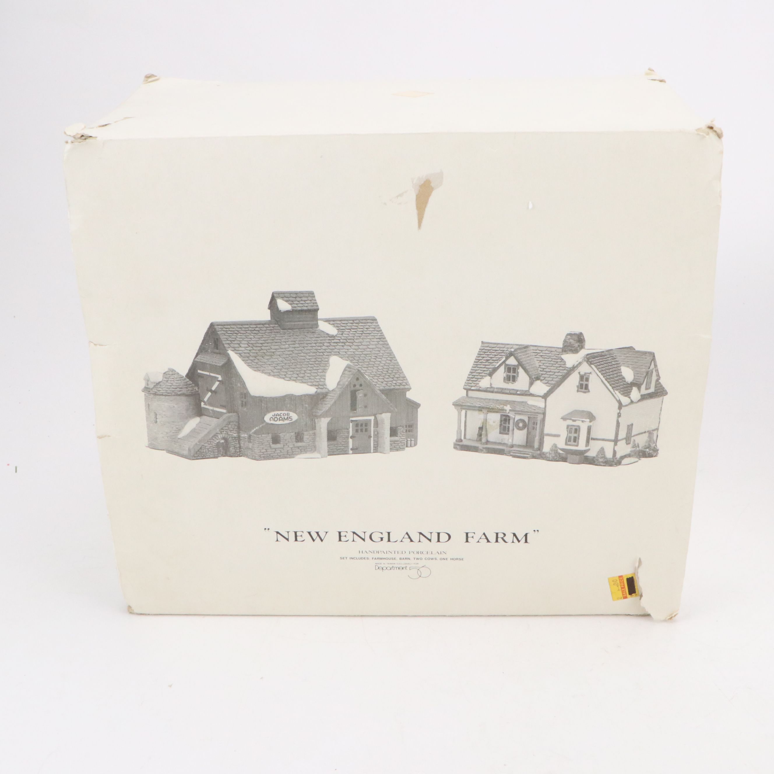 Department 56 Handpainted Porcelain "New England Village" Buildings