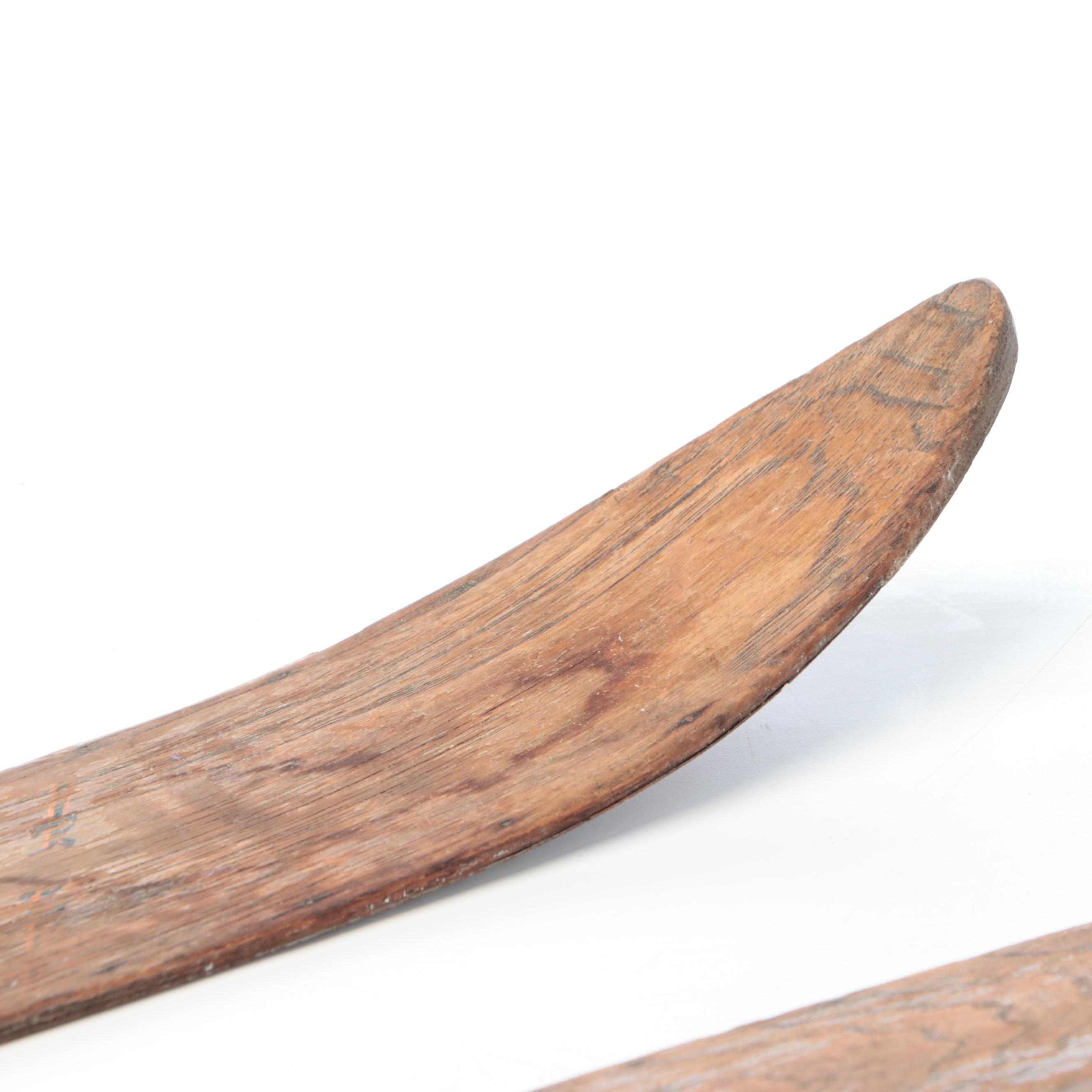 KX Wooden Skis, Early 20th Century