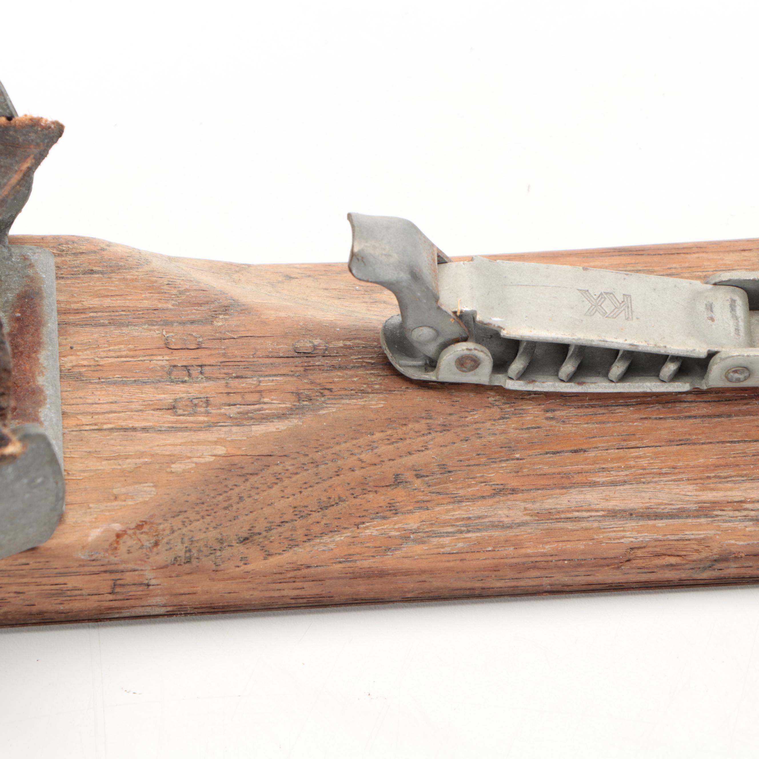 KX Wooden Skis, Early 20th Century