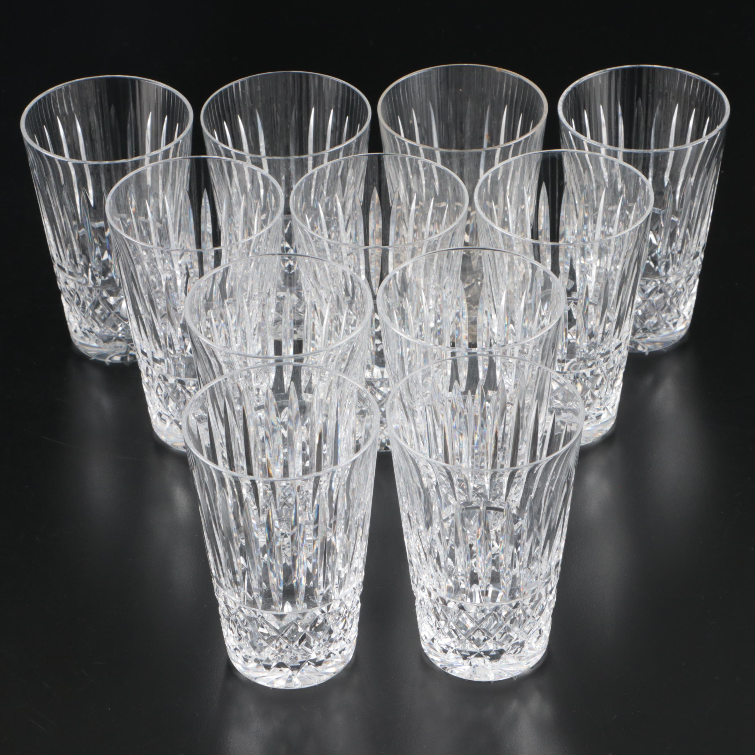 Waterford "Maeve" Crystal Tumblers, Late 20th/Early 21st Century