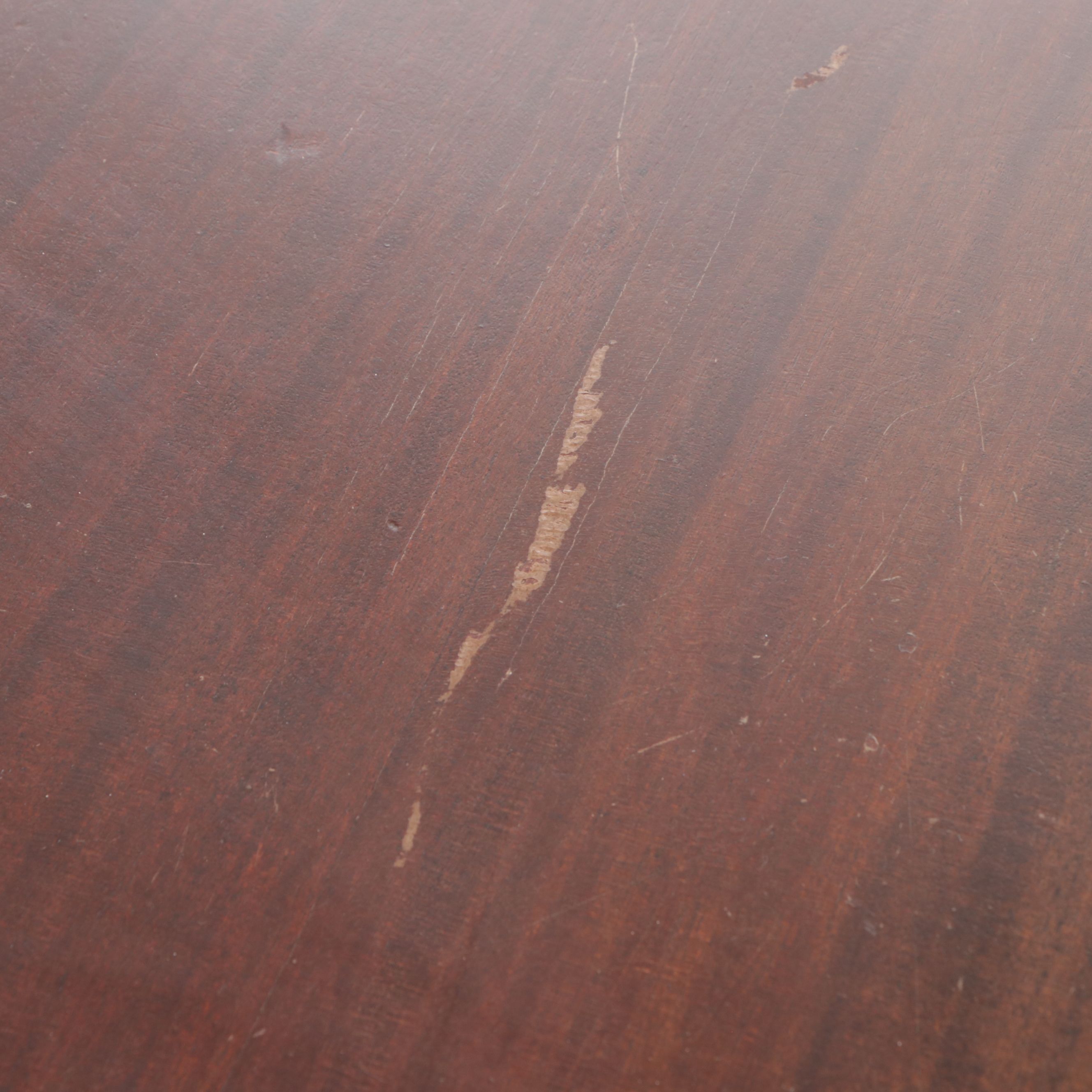 Chippendale Style Mahogany Gateleg Drop Leaf Dining Table, Early 20th Century