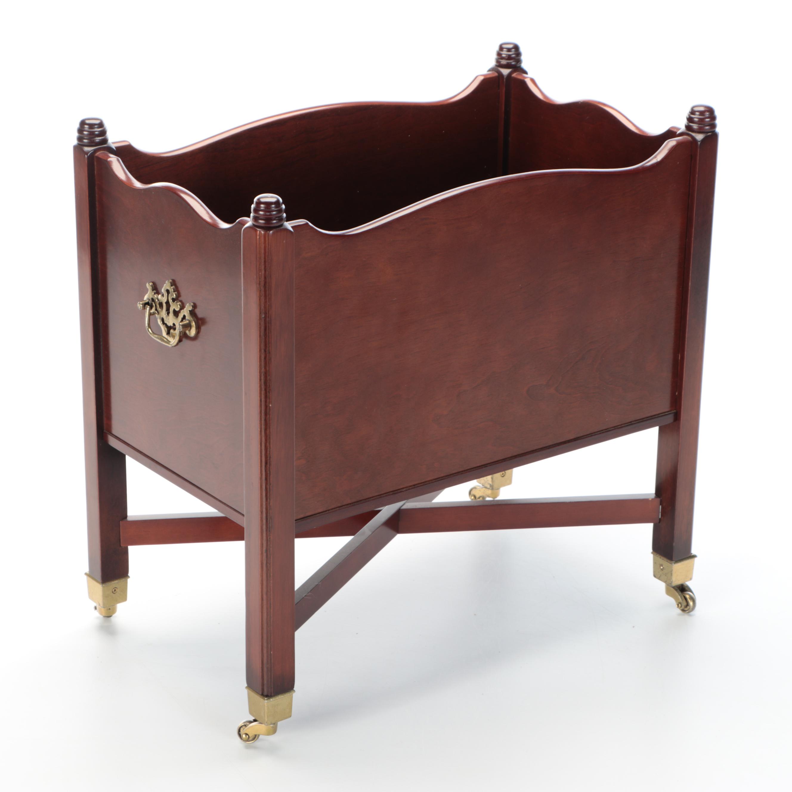 The Bombay Company Chippendale Style Wooden Magazine Rack