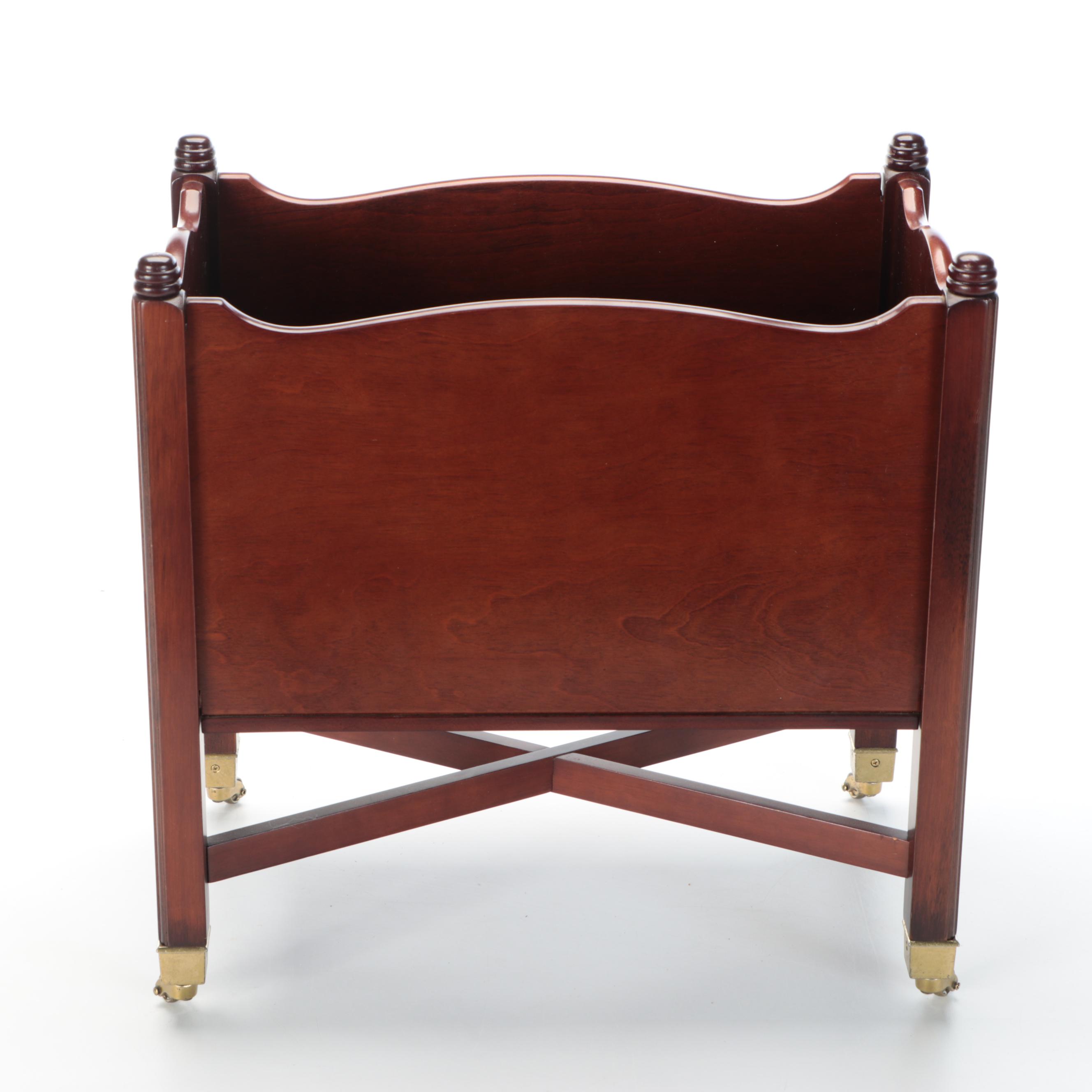 The Bombay Company Chippendale Style Wooden Magazine Rack