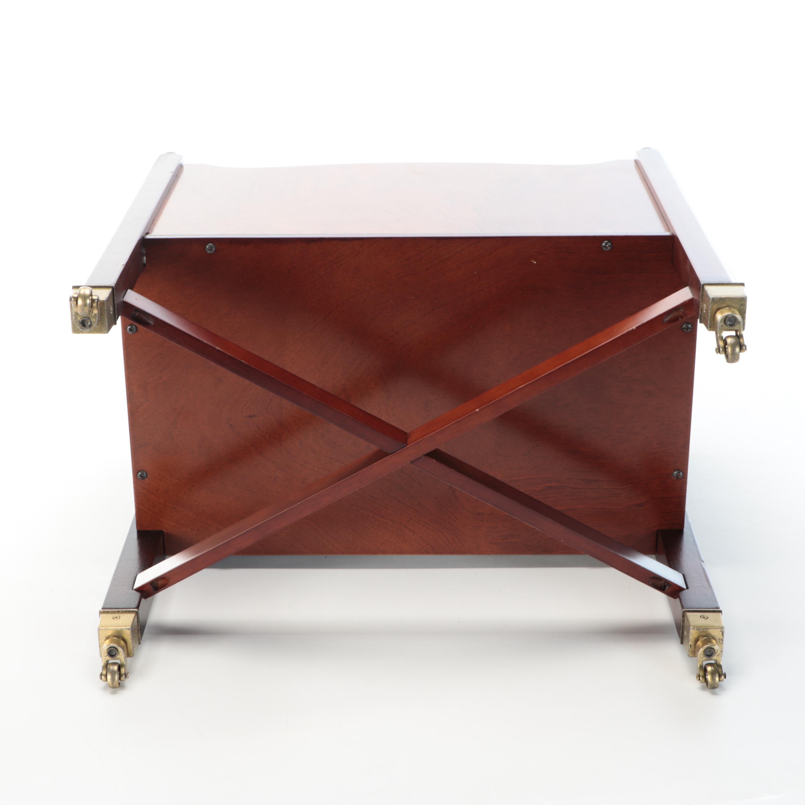 The Bombay Company Chippendale Style Wooden Magazine Rack