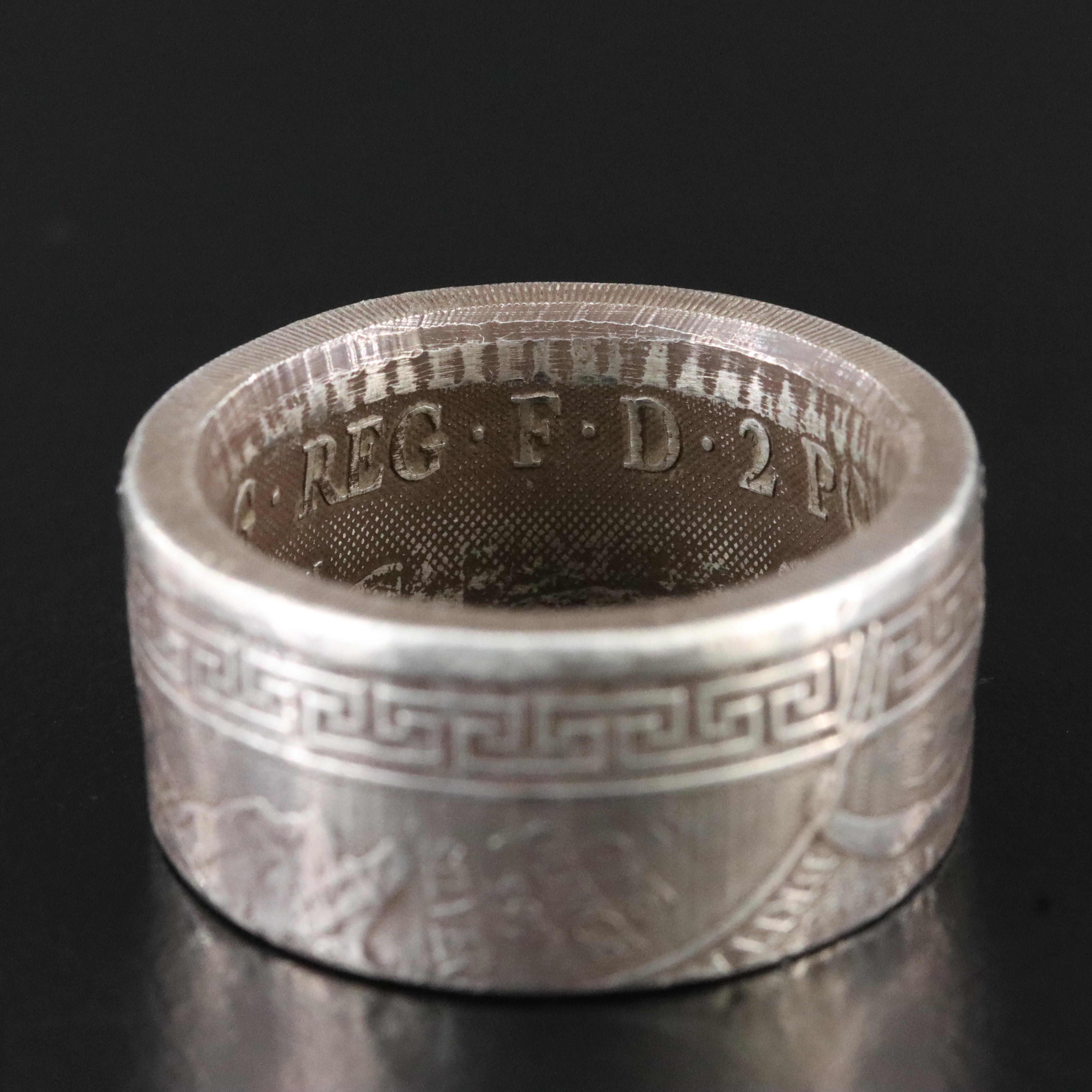 Fine Silver Coin Band