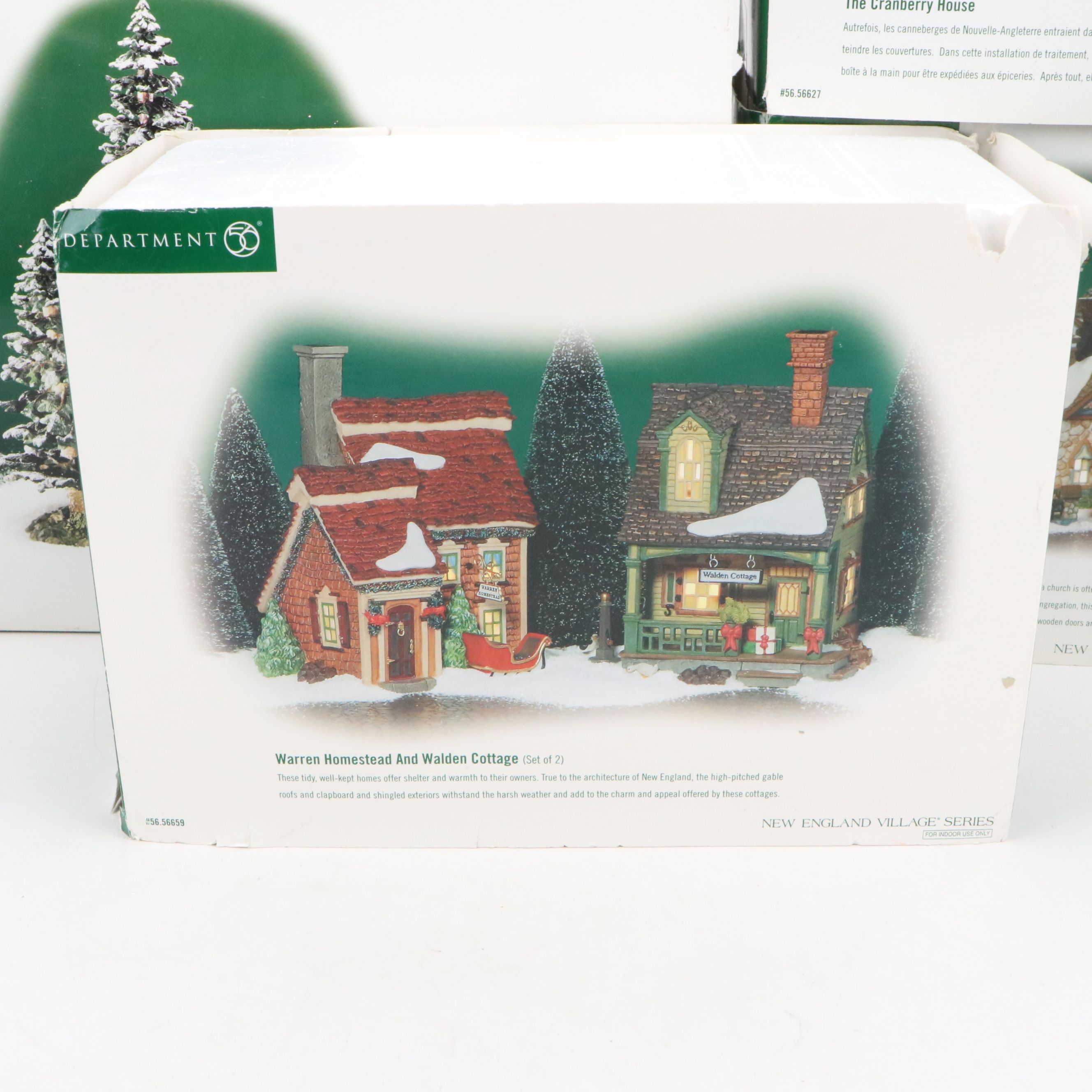 Department 56 Handpainted Porcelain "New England Village" Buildings
