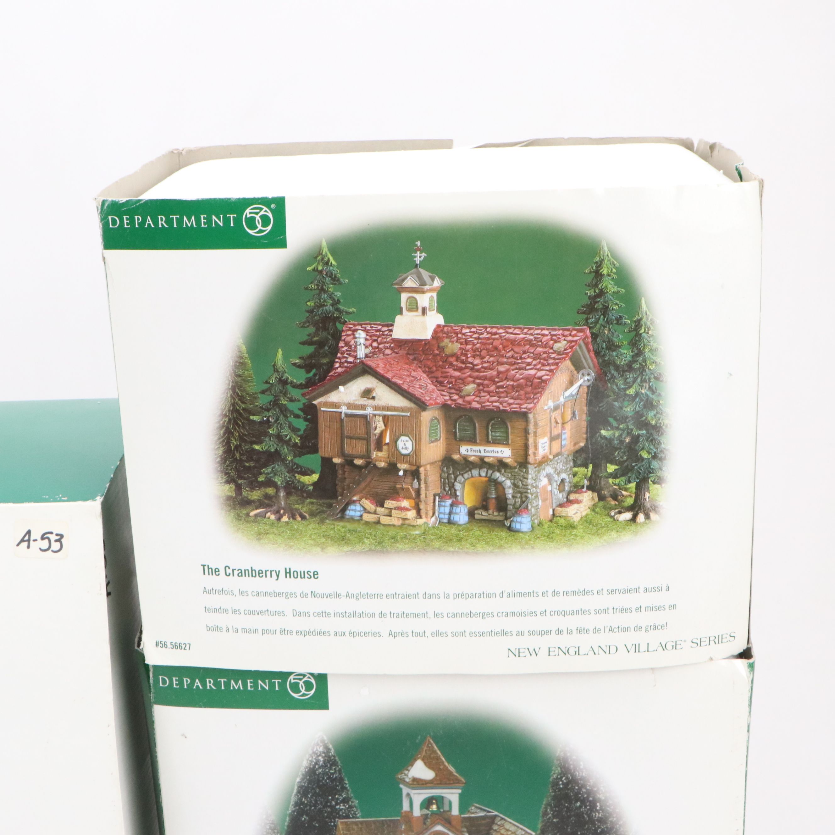 Department 56 Handpainted Porcelain "New England Village" Buildings