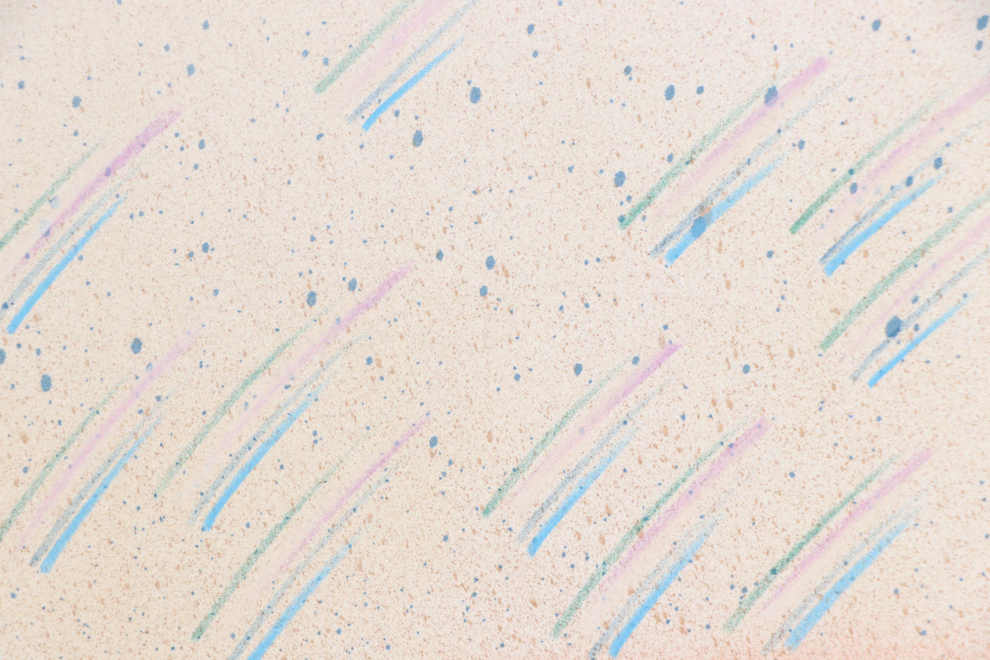 Kent K. Pachuta Abstract Geometric Mixed Media Paintings, 1986