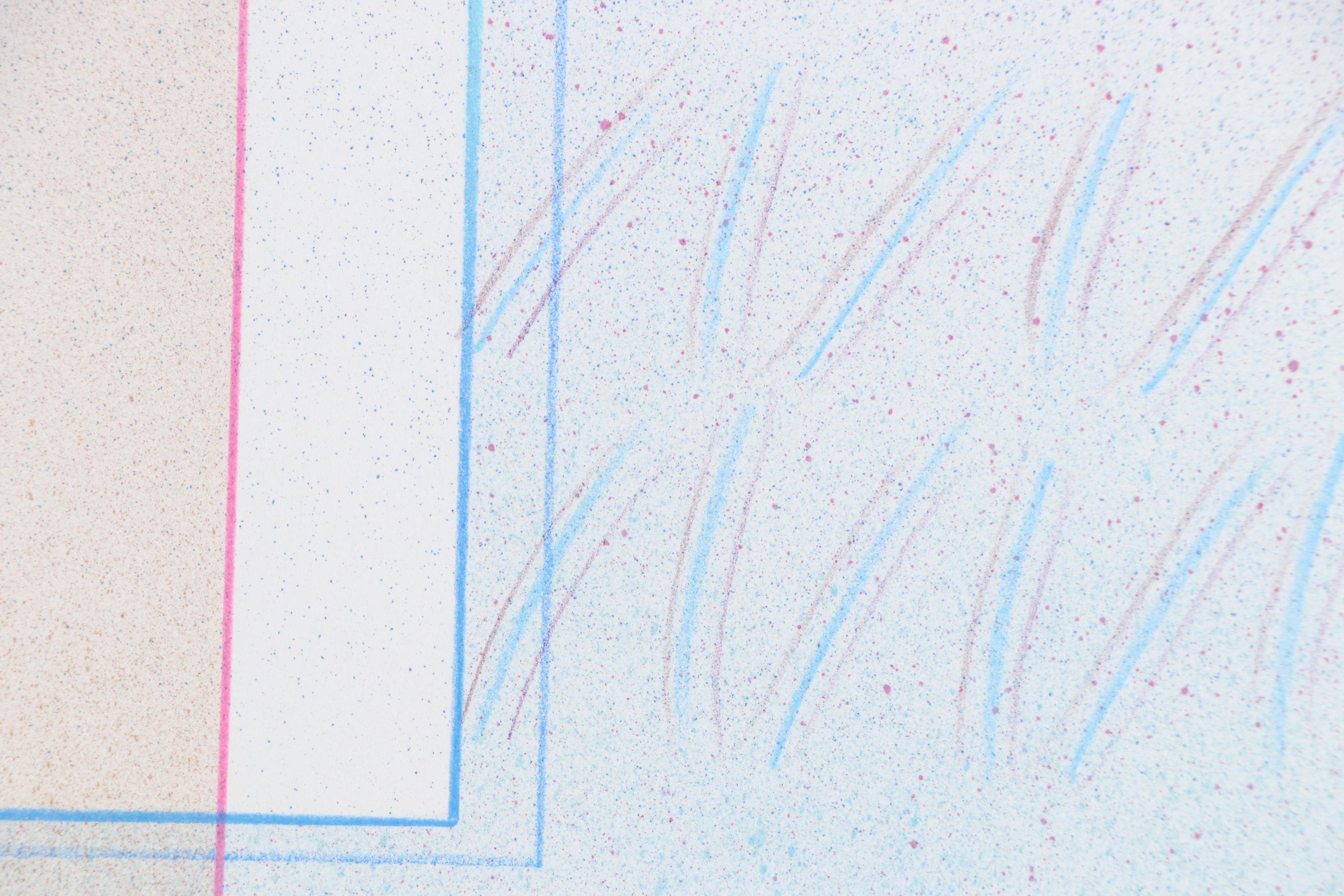 Kent K. Pachuta Abstract Geometric Mixed Media Paintings, 1986