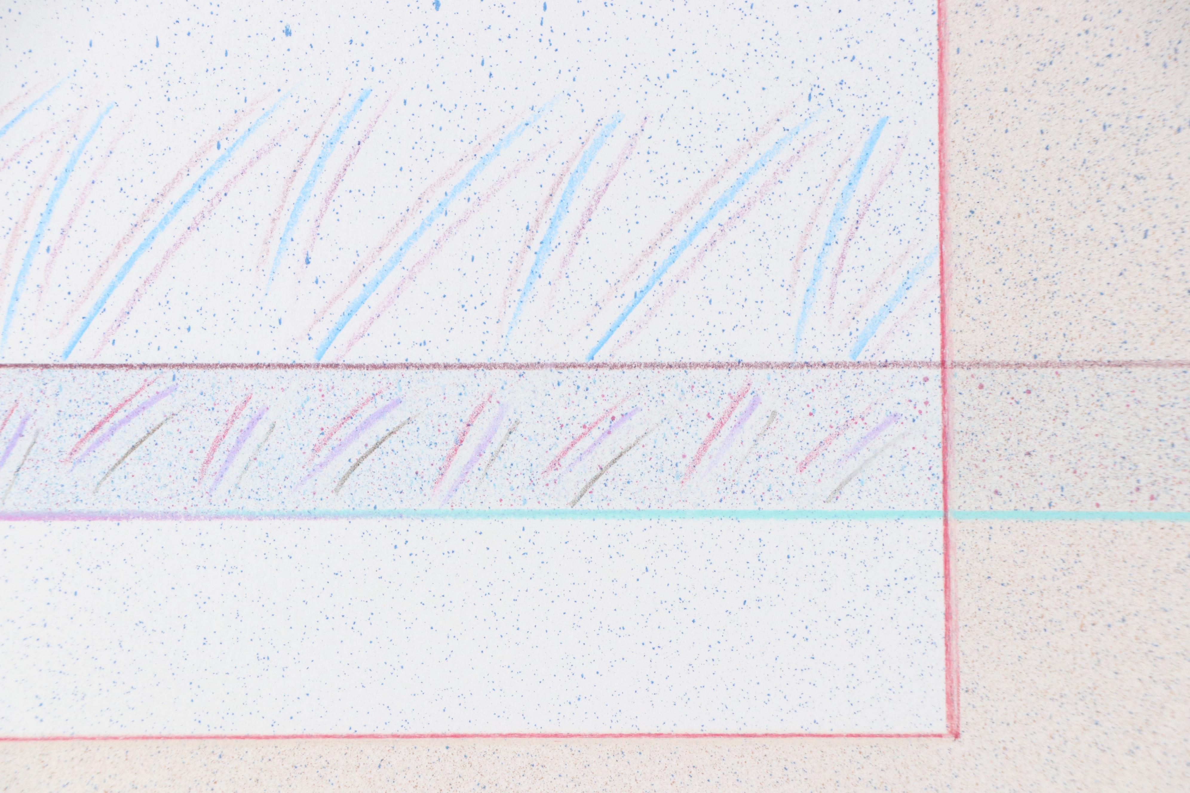 Kent K. Pachuta Abstract Geometric Mixed Media Paintings, 1986