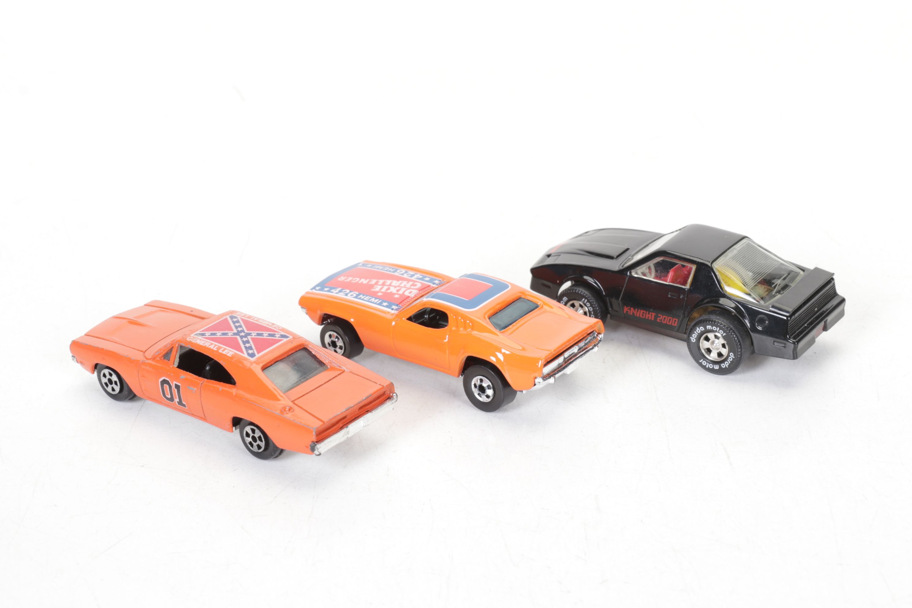 Dukes of Hazard, Knight Rider & Other Diecast Toy Cars