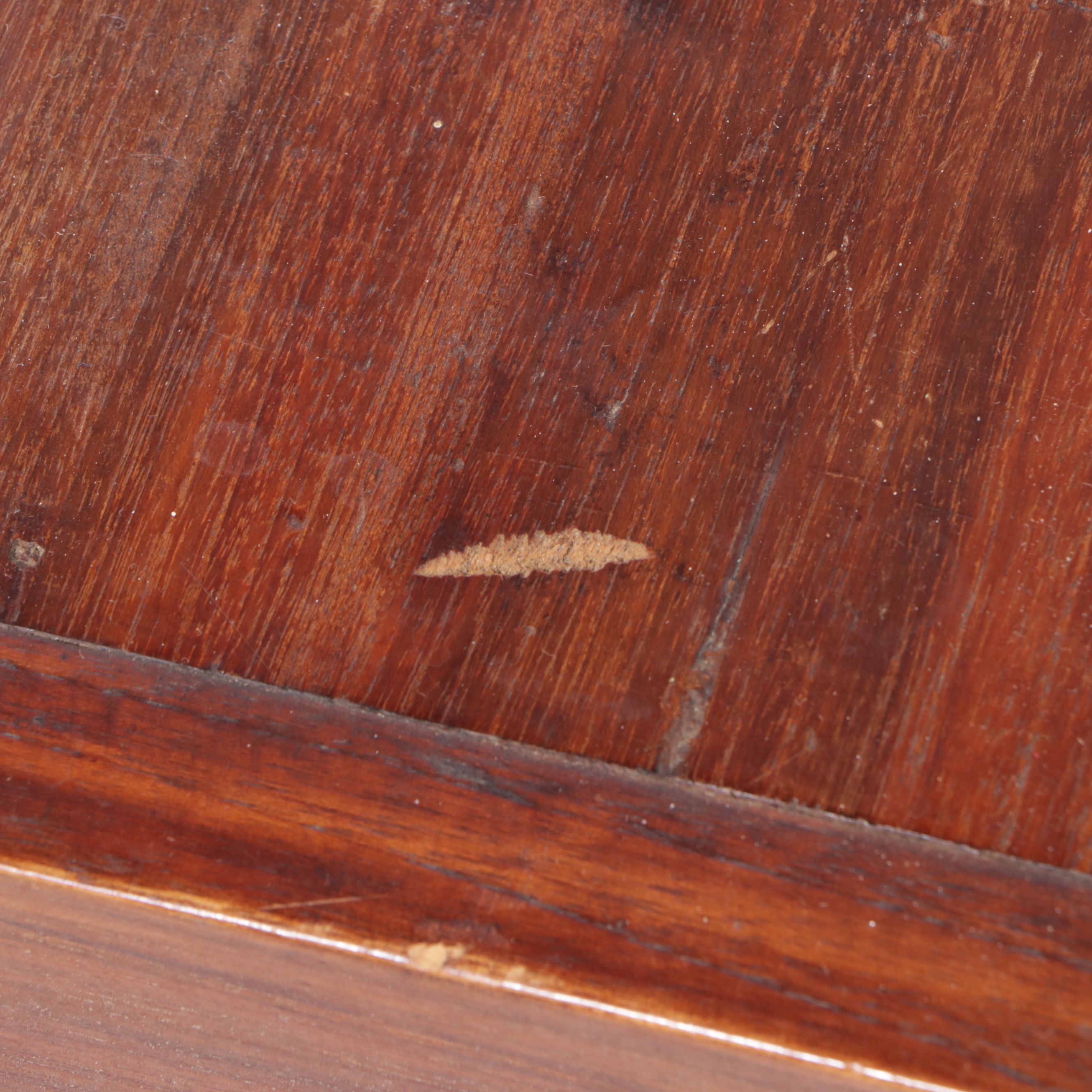 Carved Hardwood Storage Bench