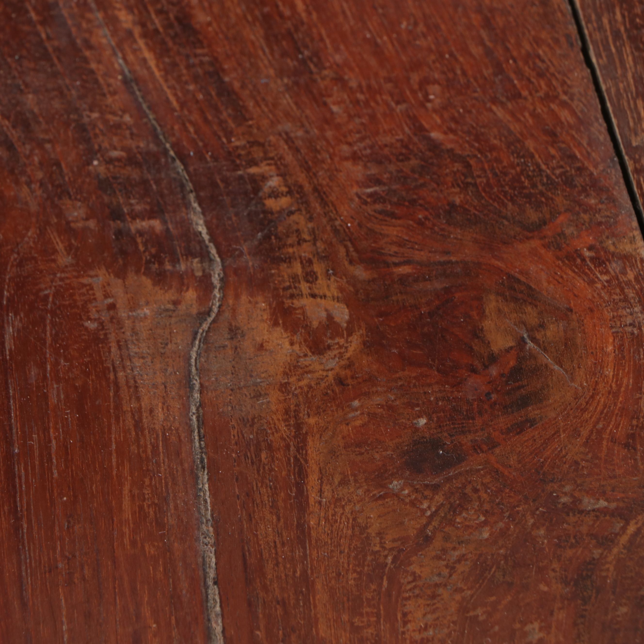 Carved Hardwood Storage Bench