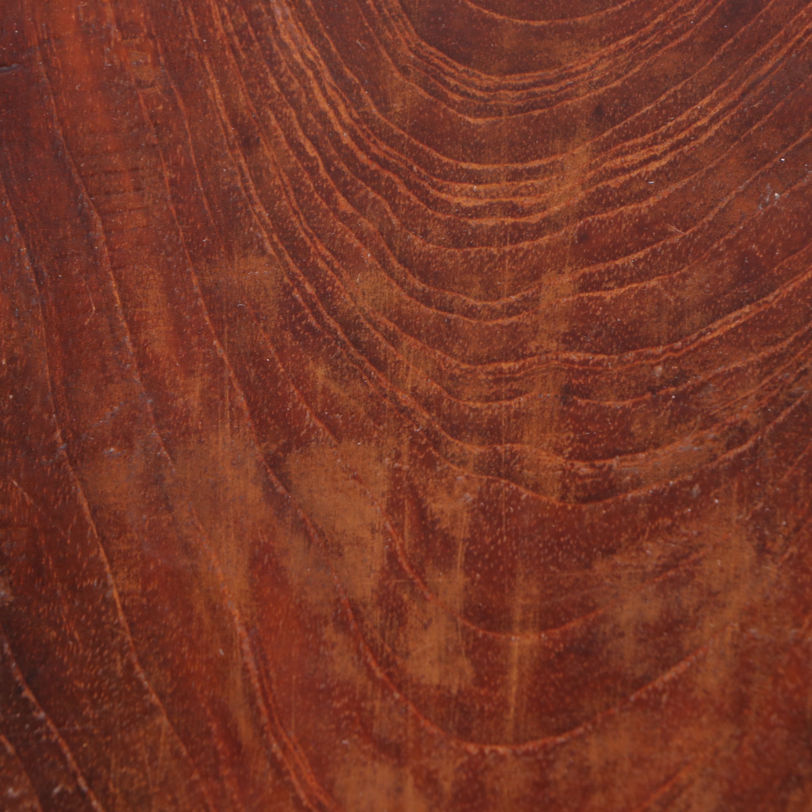 Carved Hardwood Storage Bench