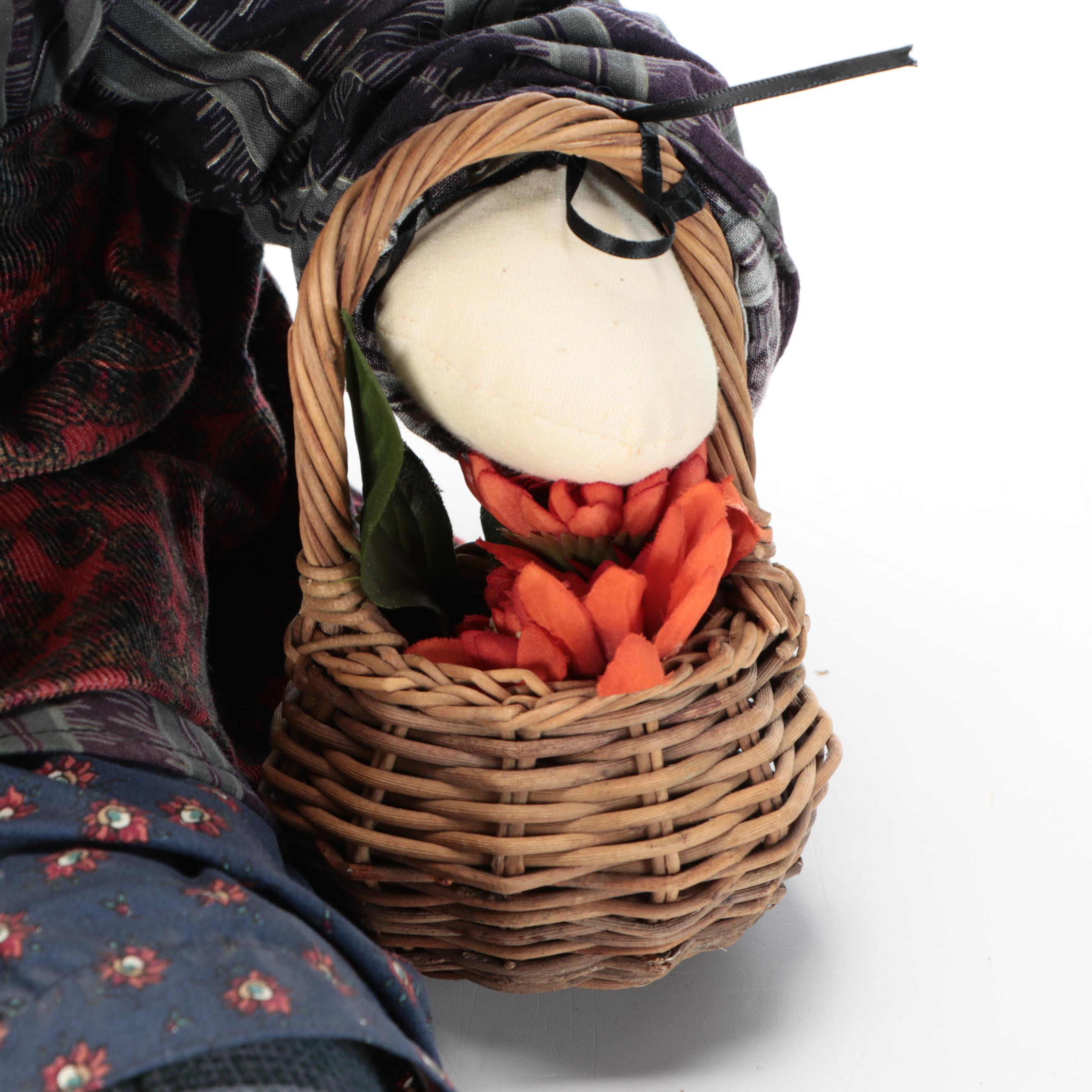 Gretchen Wilson "Gertie" and "Judith" Fabric Little Souls Dolls