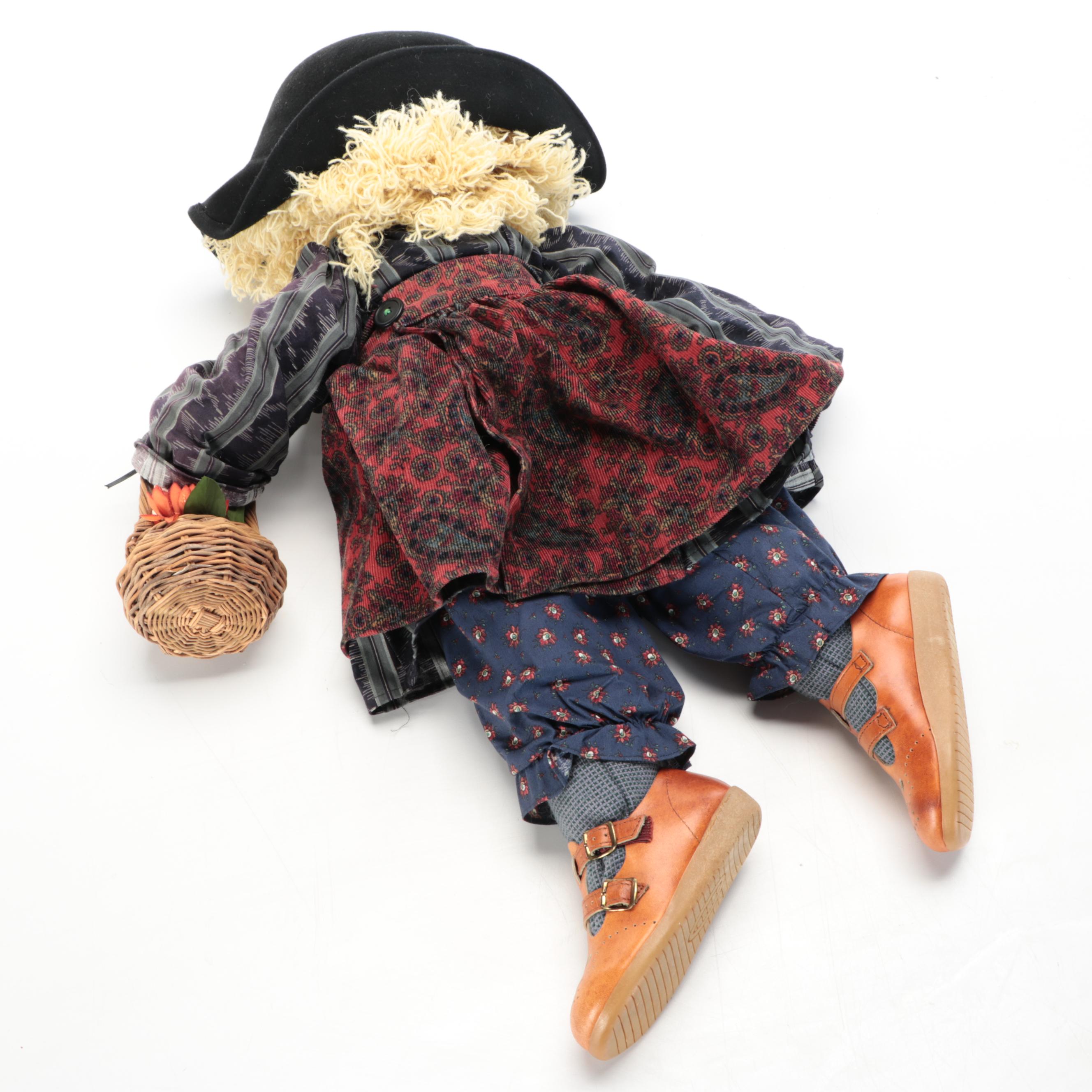 Gretchen Wilson "Gertie" and "Judith" Fabric Little Souls Dolls