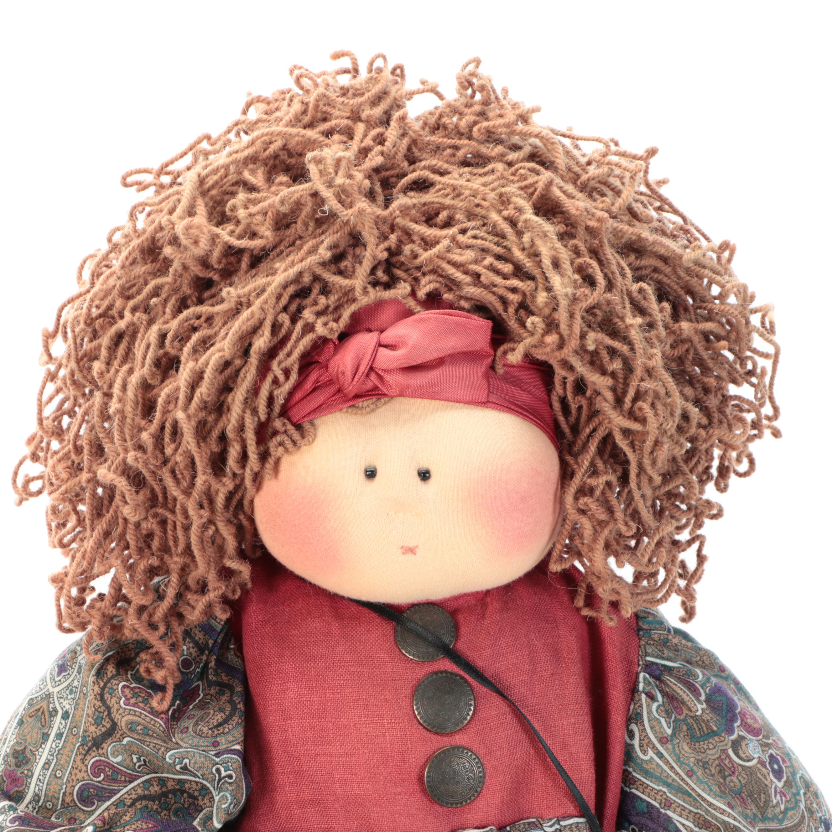 Gretchen Wilson "Gertie" and "Judith" Fabric Little Souls Dolls