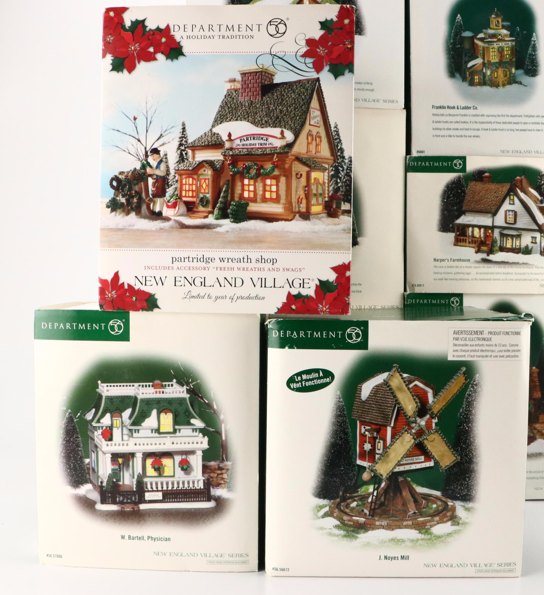 Department 56 Heritage Collection New England Village Buildings