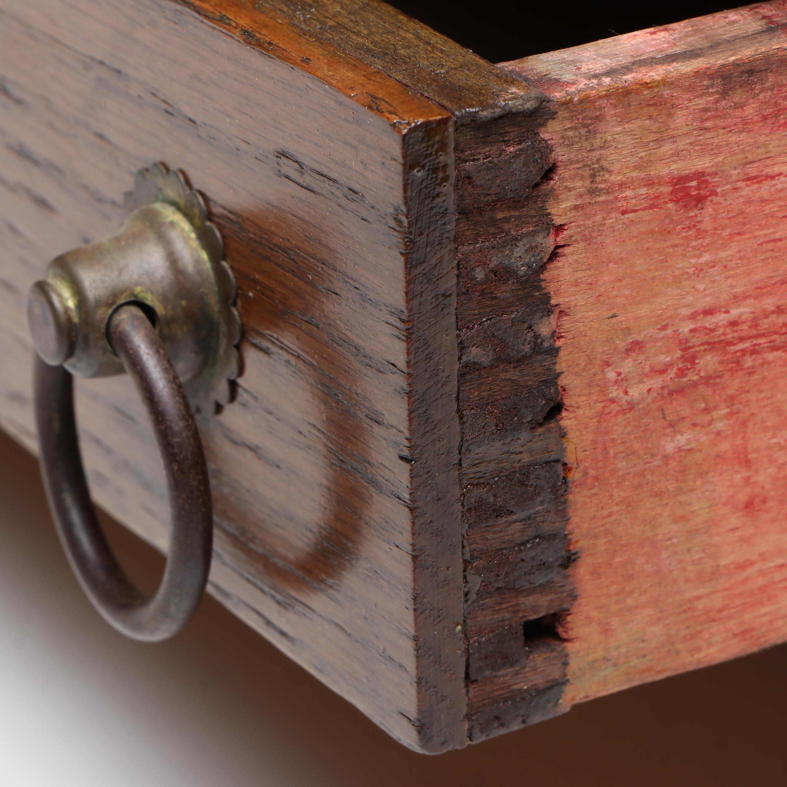 The Spool Cotton Co. Two-Drawer Wooden Cabinet