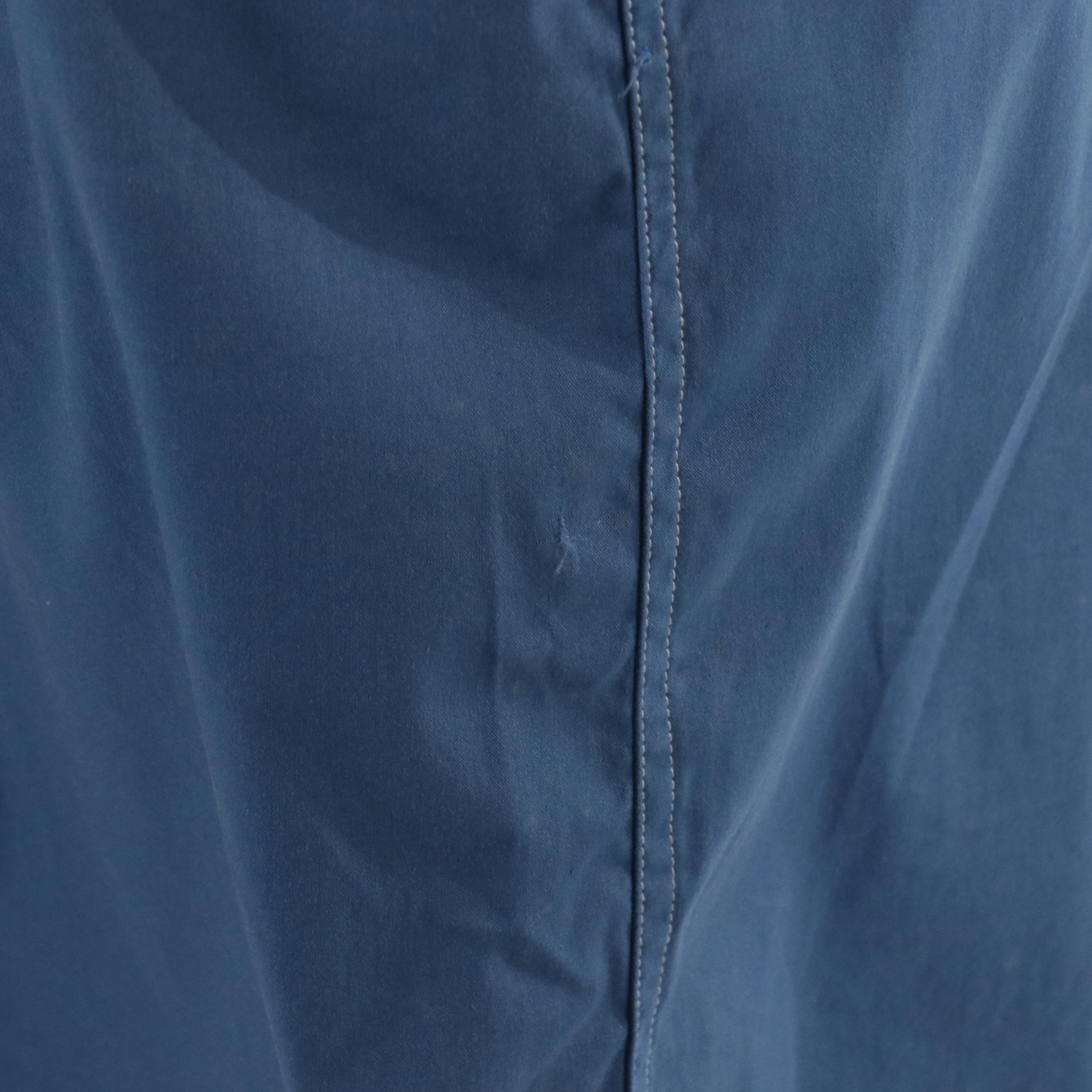 Prada Midi Shirt Dress in Red, White and Blue Tie Dye