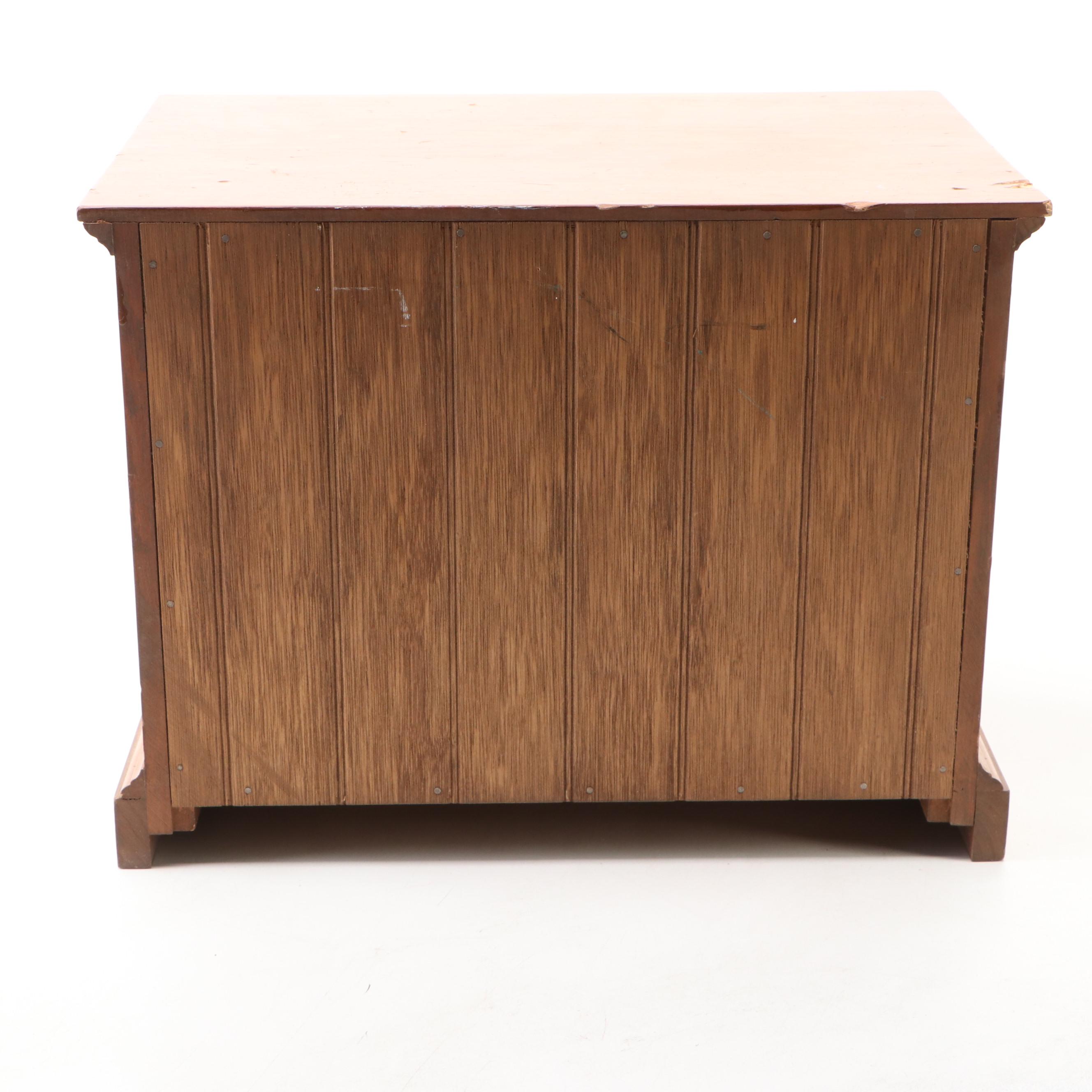Four-Drawer Wood Vanity Chest
