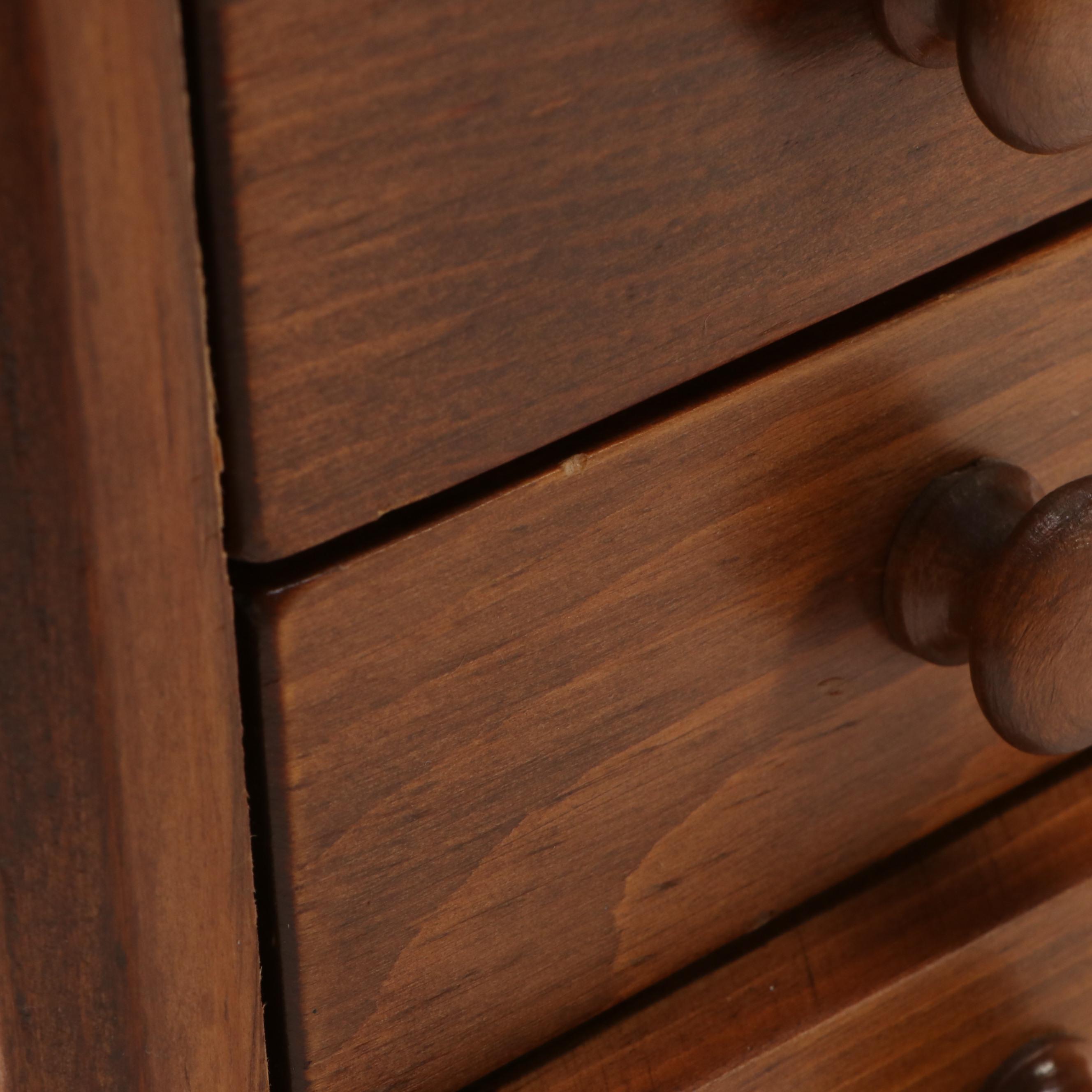 Four-Drawer Wood Vanity Chest