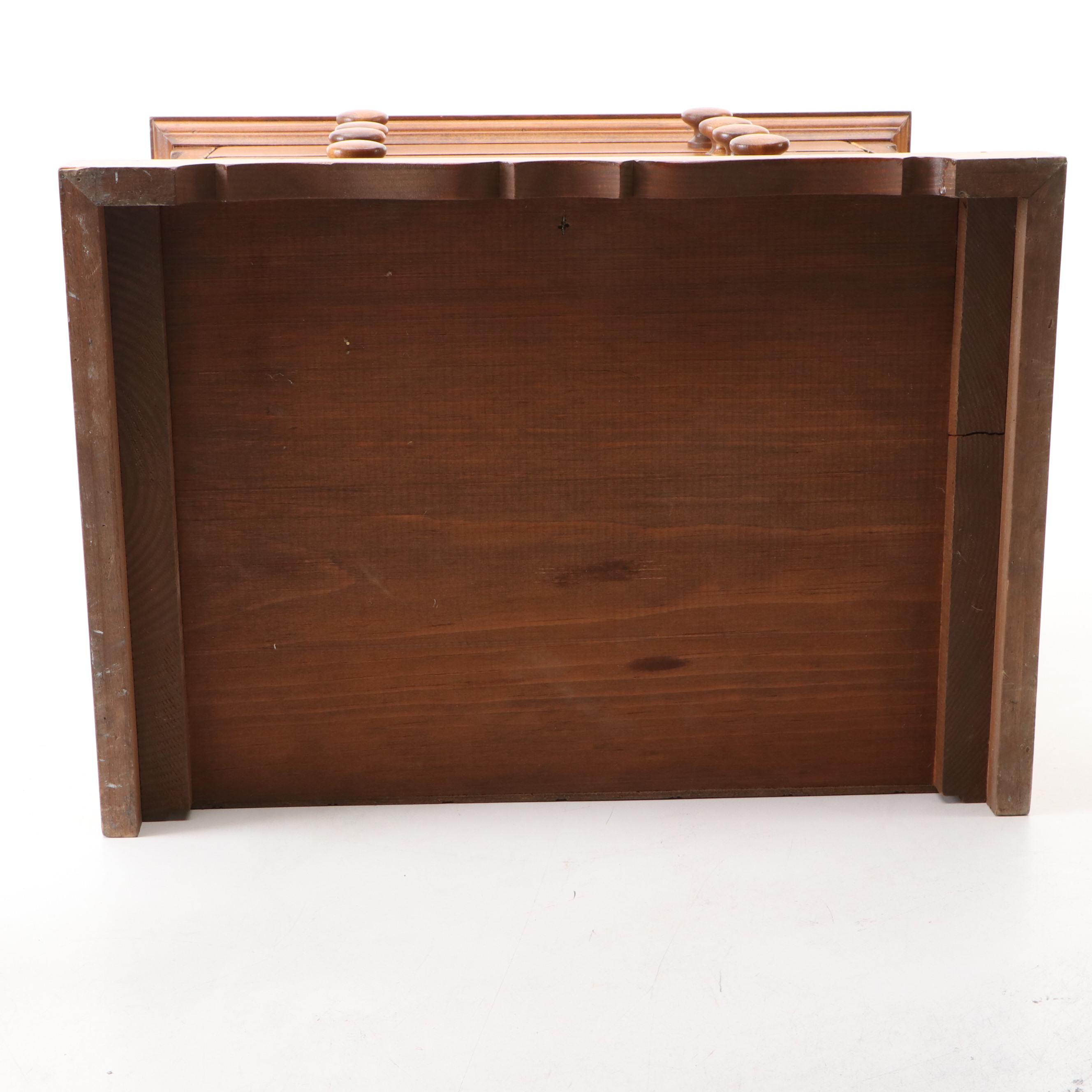 Four-Drawer Wood Vanity Chest