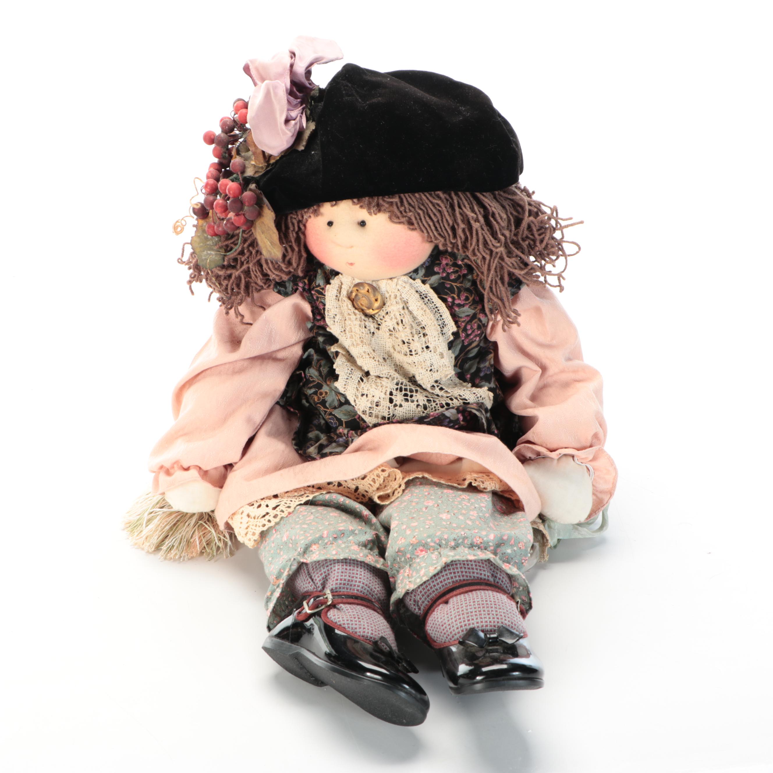 Gretchen Wilson "Regina," "Jackie" and "Sasha" Fabric Little Souls Dolls