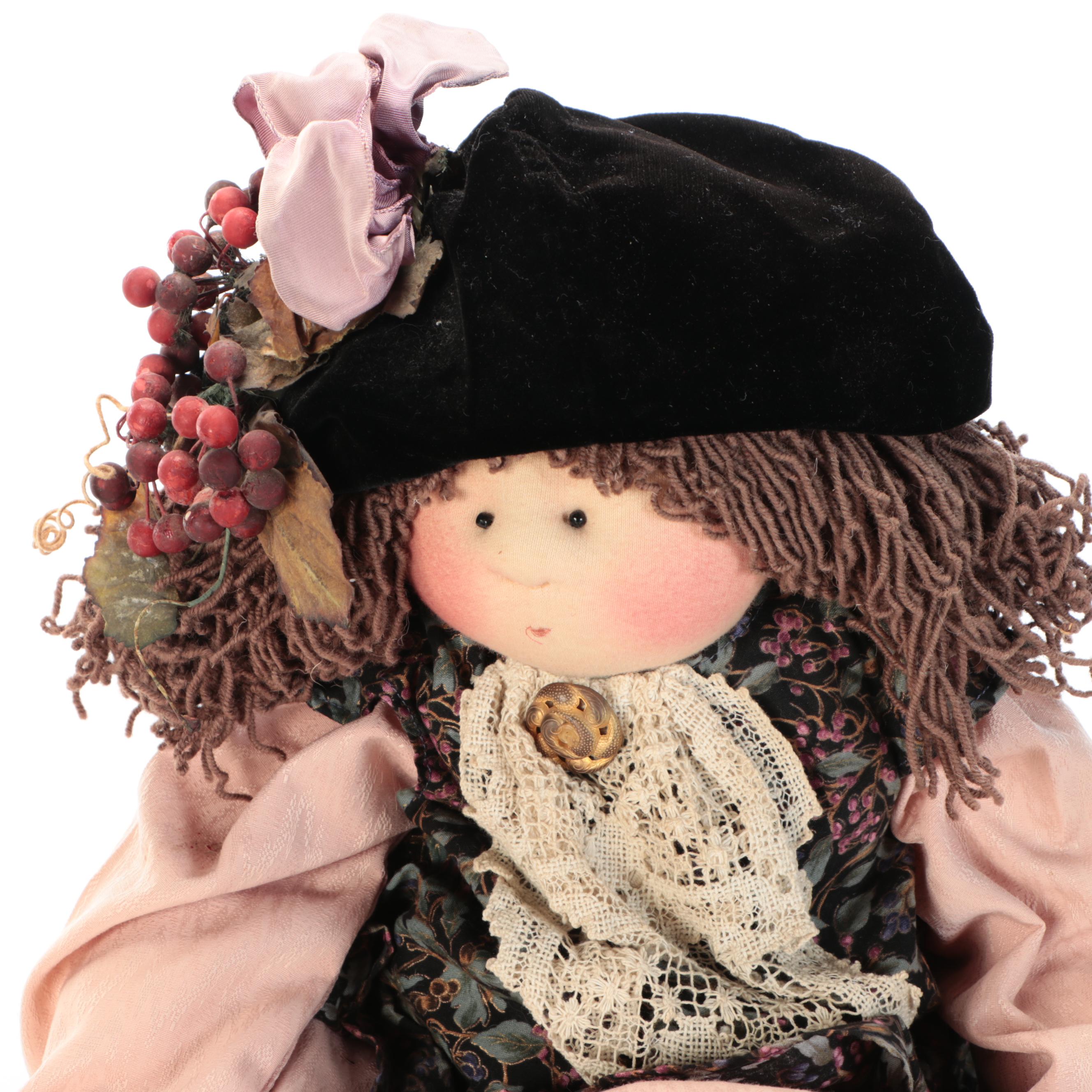 Gretchen Wilson "Regina," "Jackie" and "Sasha" Fabric Little Souls Dolls