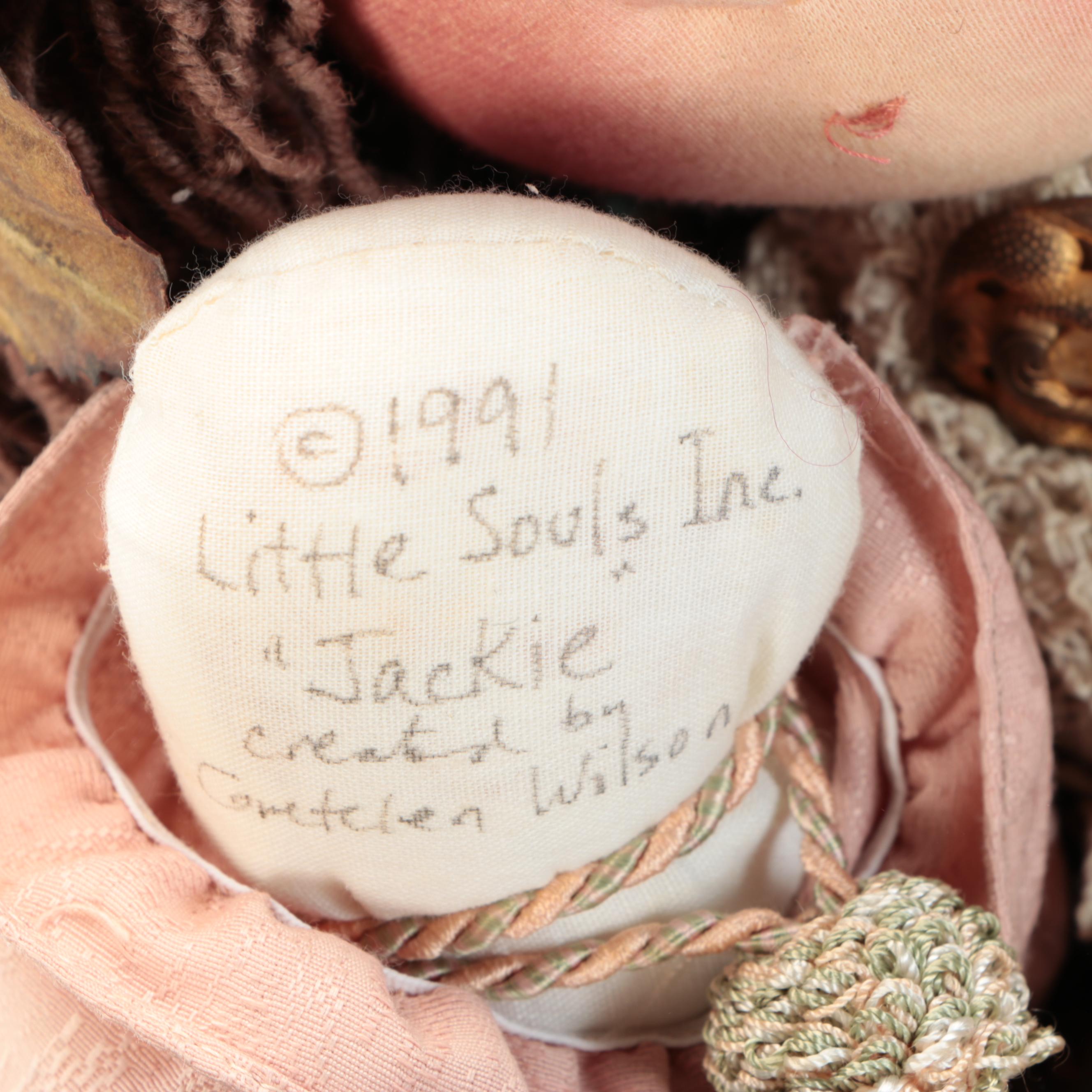 Gretchen Wilson "Regina," "Jackie" and "Sasha" Fabric Little Souls Dolls