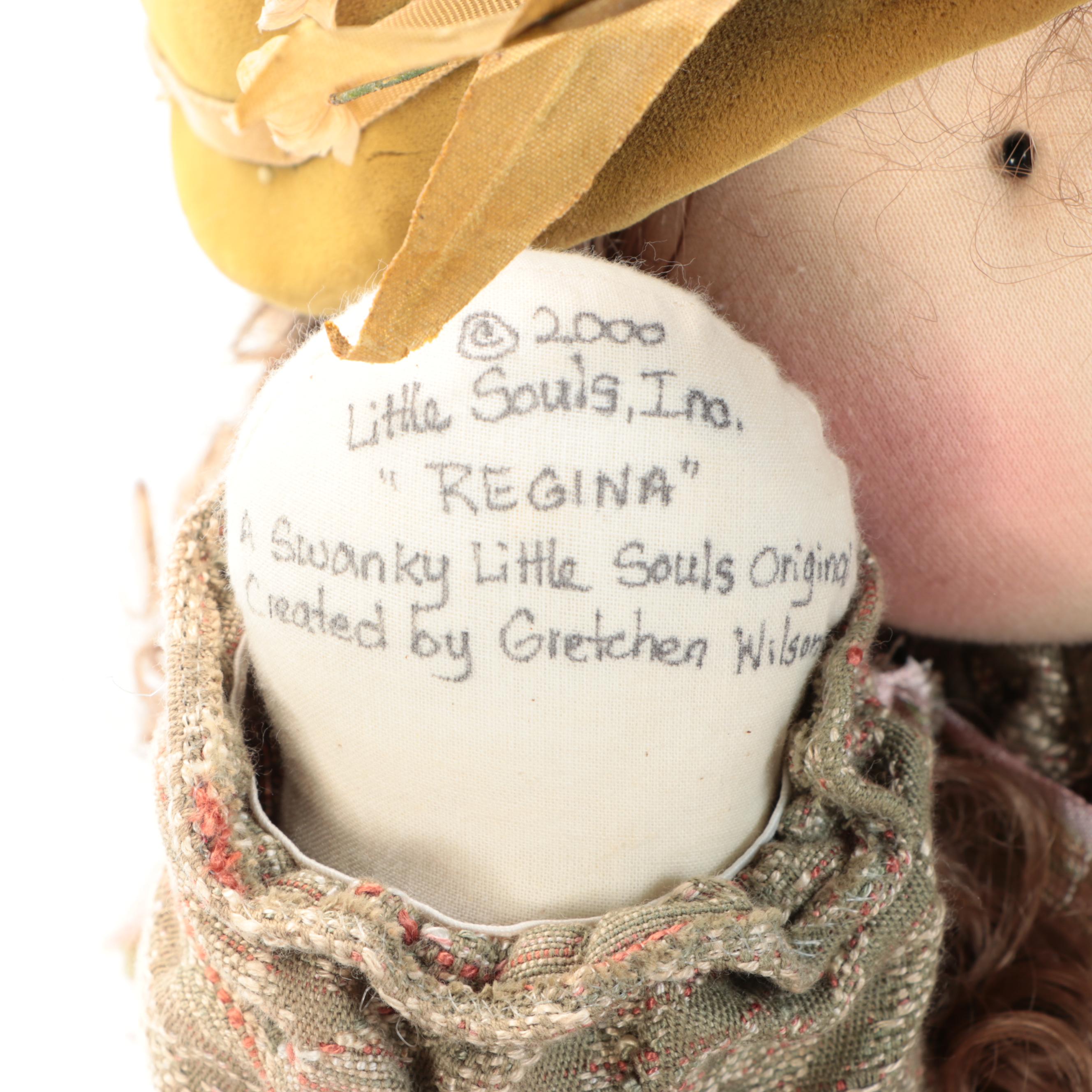 Gretchen Wilson "Regina," "Jackie" and "Sasha" Fabric Little Souls Dolls