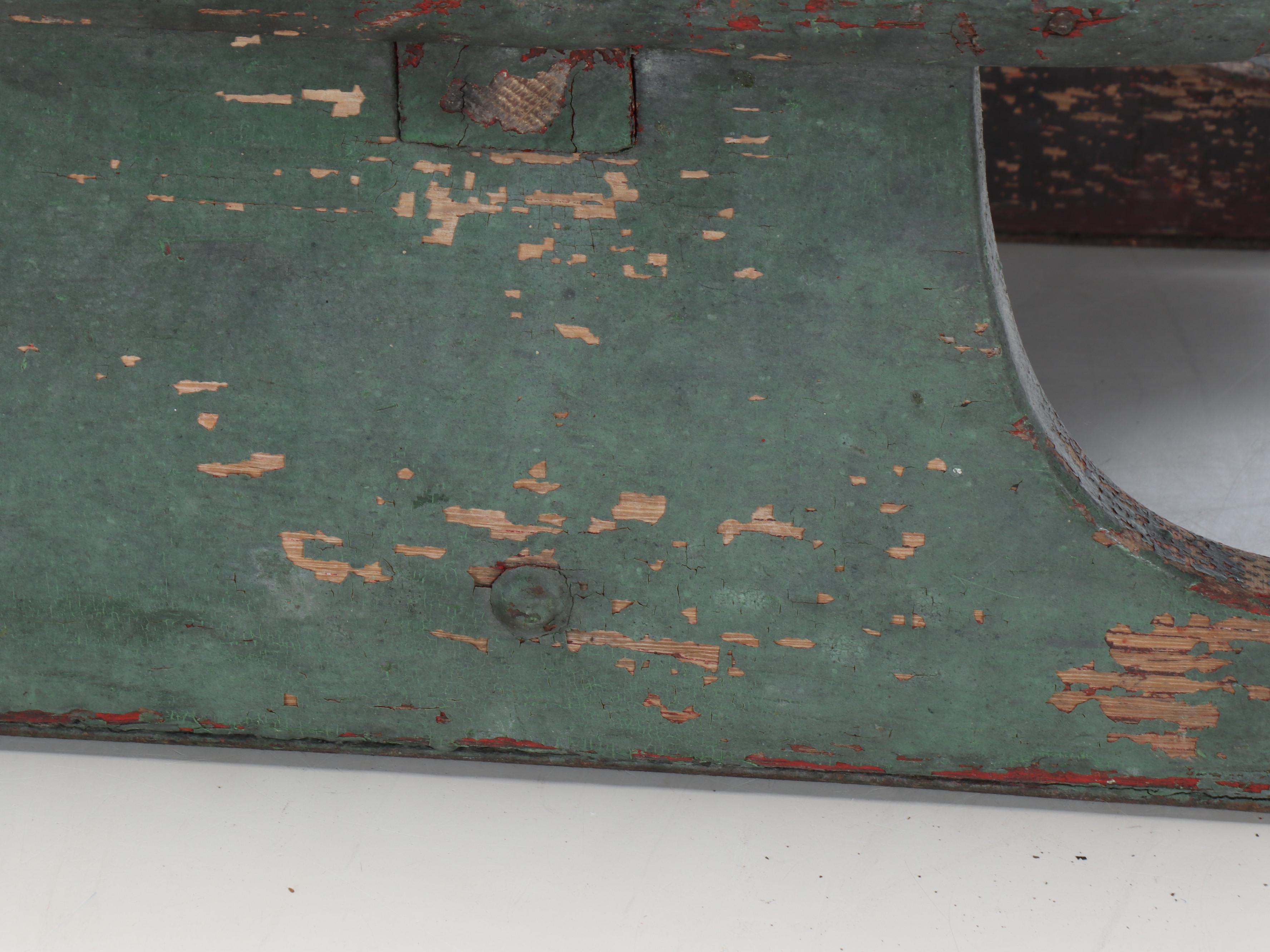 Handmade Wood Children's Bobsled