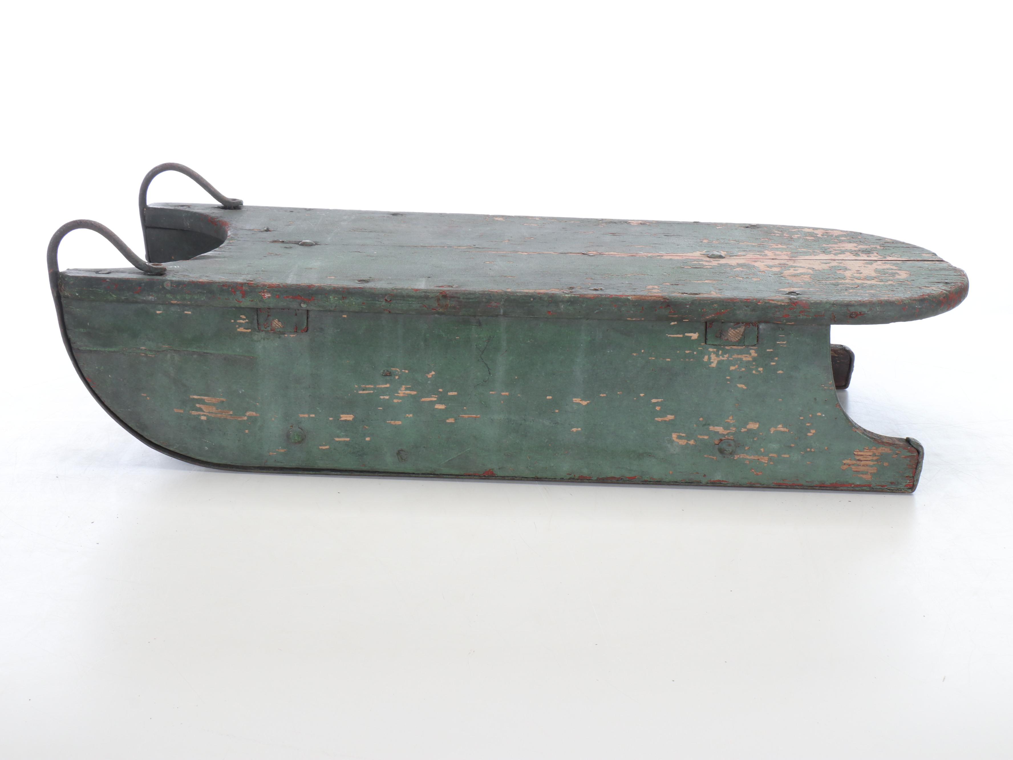 Handmade Wood Children's Bobsled