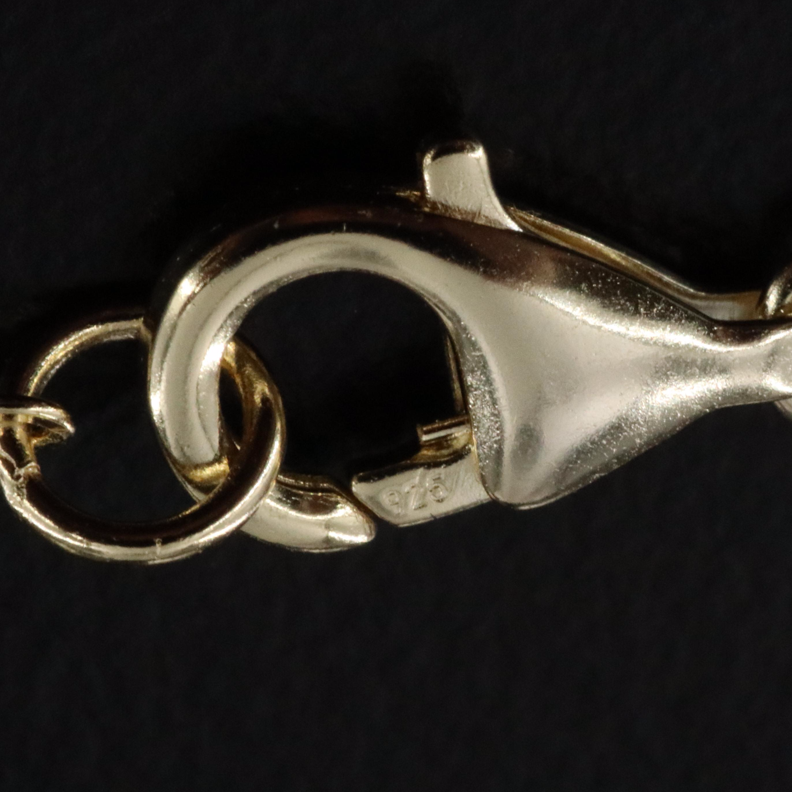 Sterling Quatrefoil Necklace