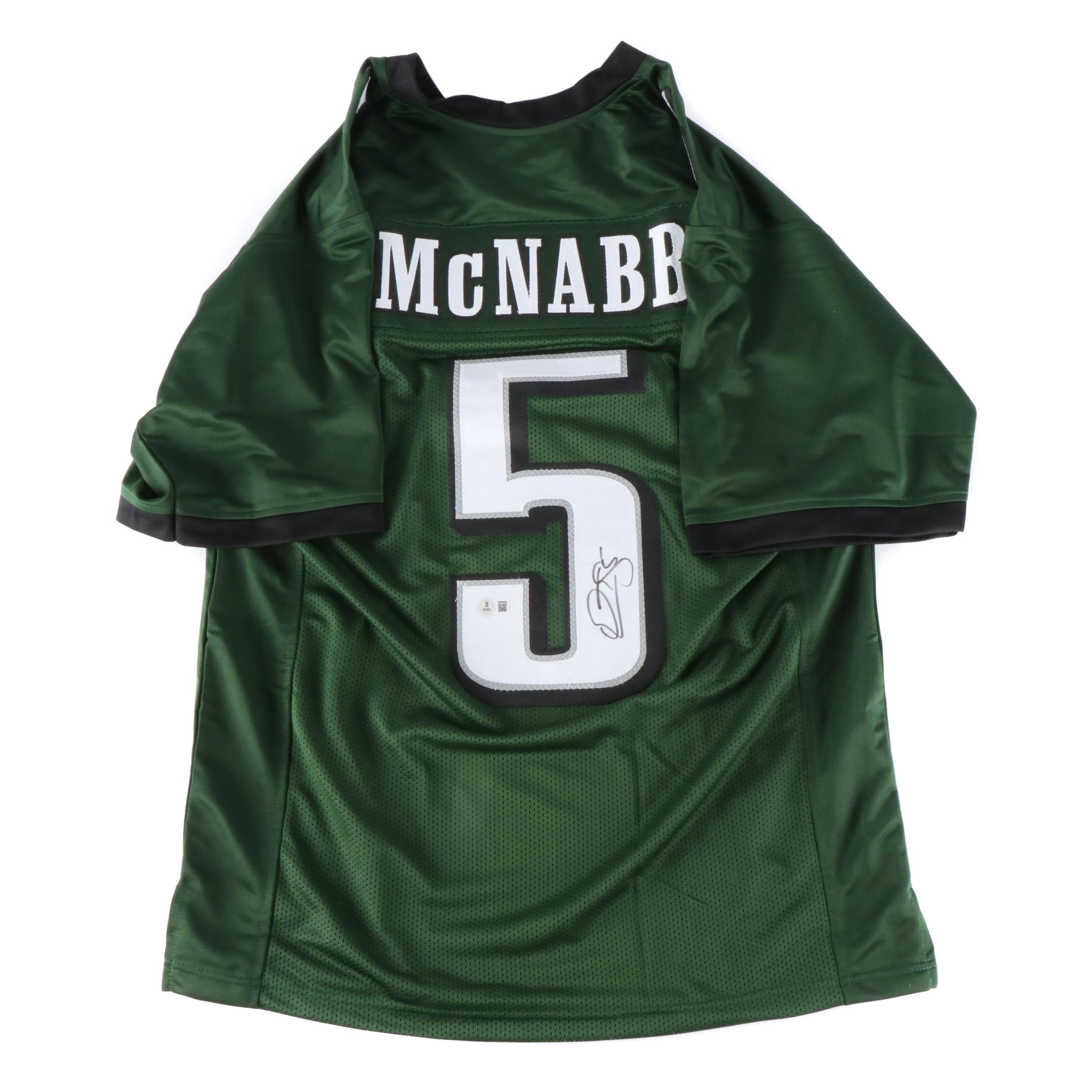 Donovan McNabb Signed Philadelphia Eagles Football Jersey, Beckett