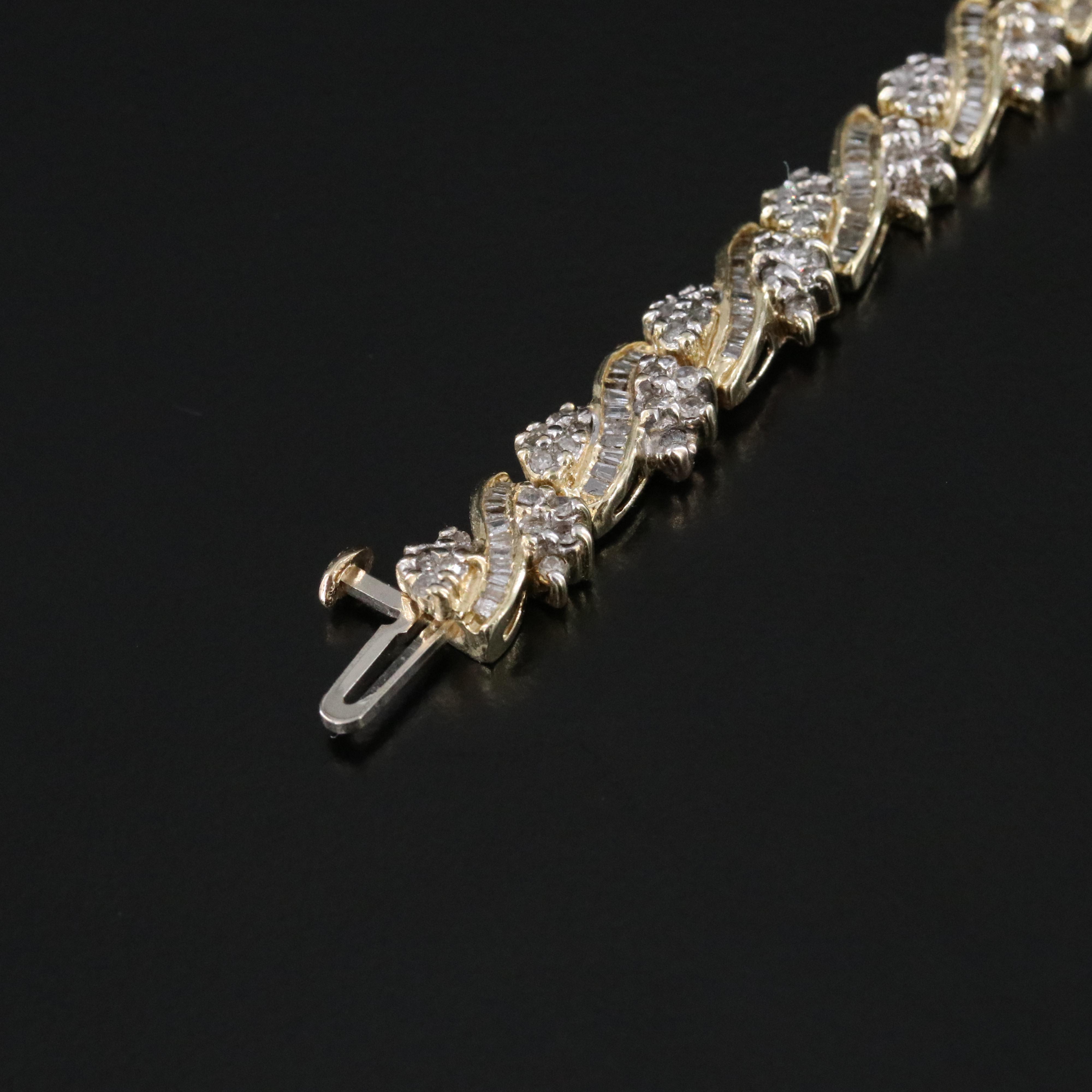 10K 3.54 CTW Diamond Bracelet