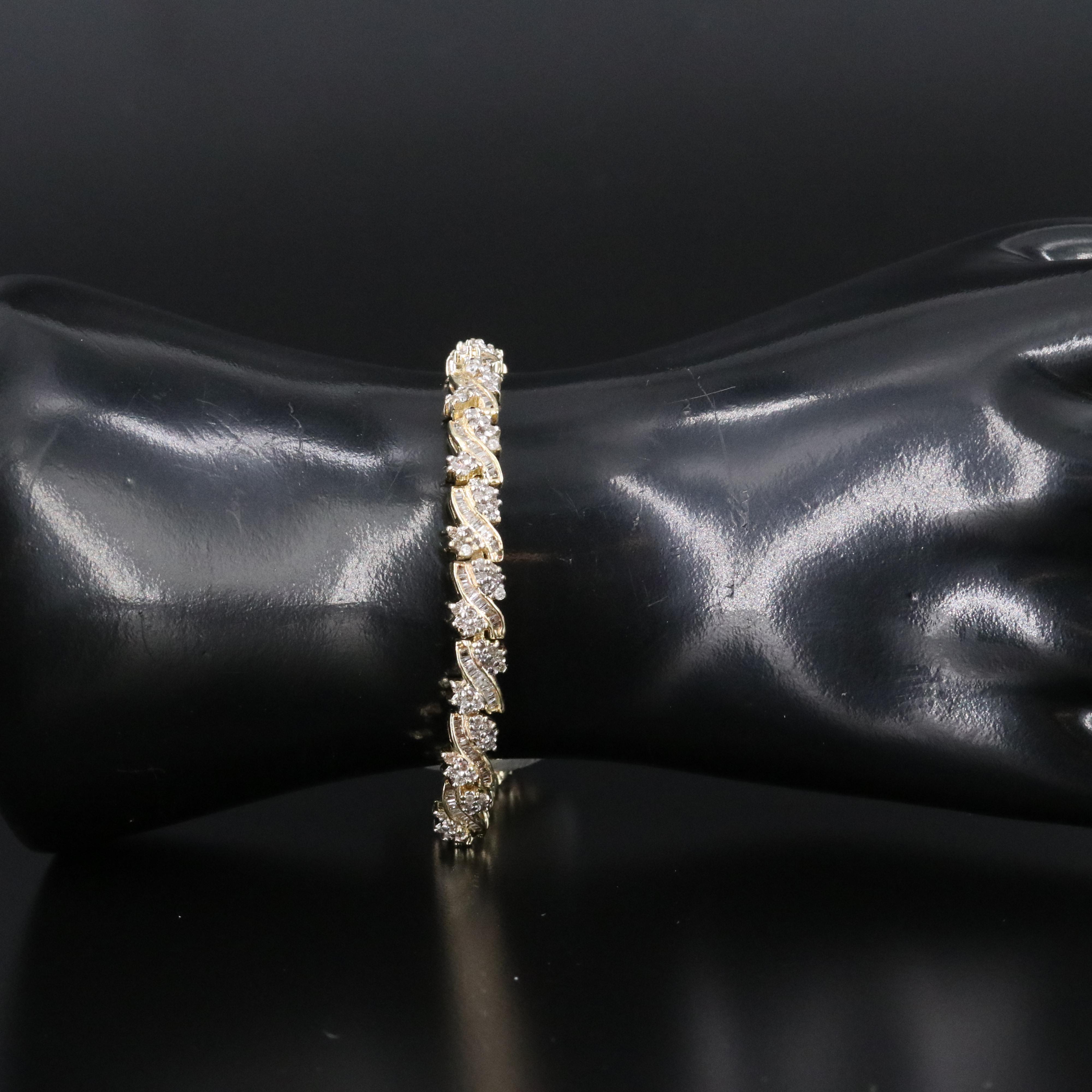 10K 3.54 CTW Diamond Bracelet