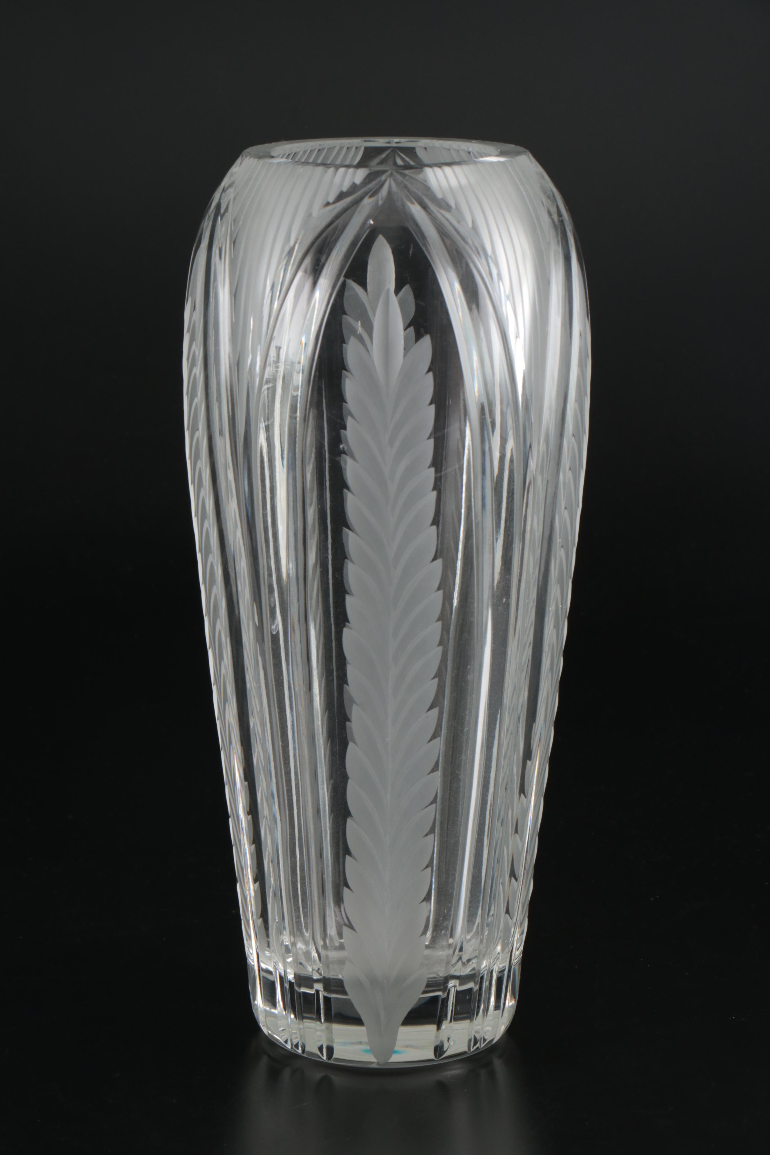 Waterford Crystal with Lenox and Other Crystal Vases
