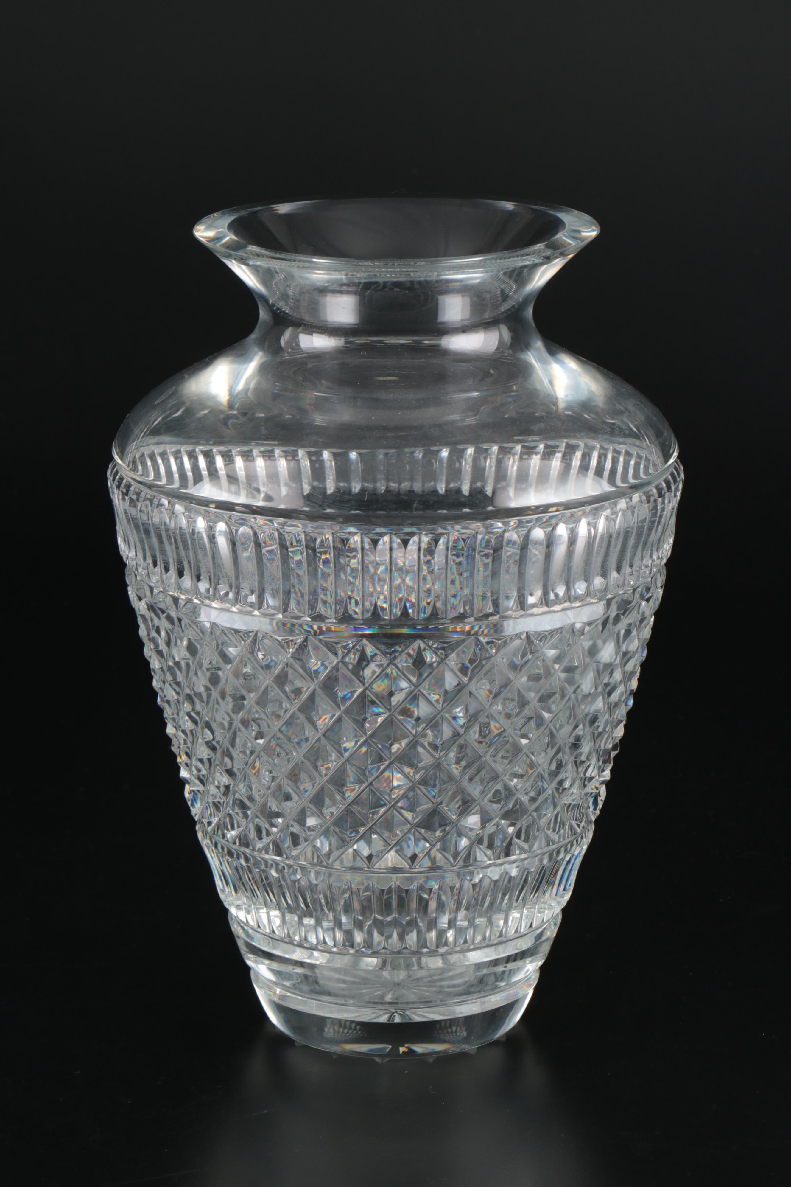 Waterford Crystal with Lenox and Other Crystal Vases