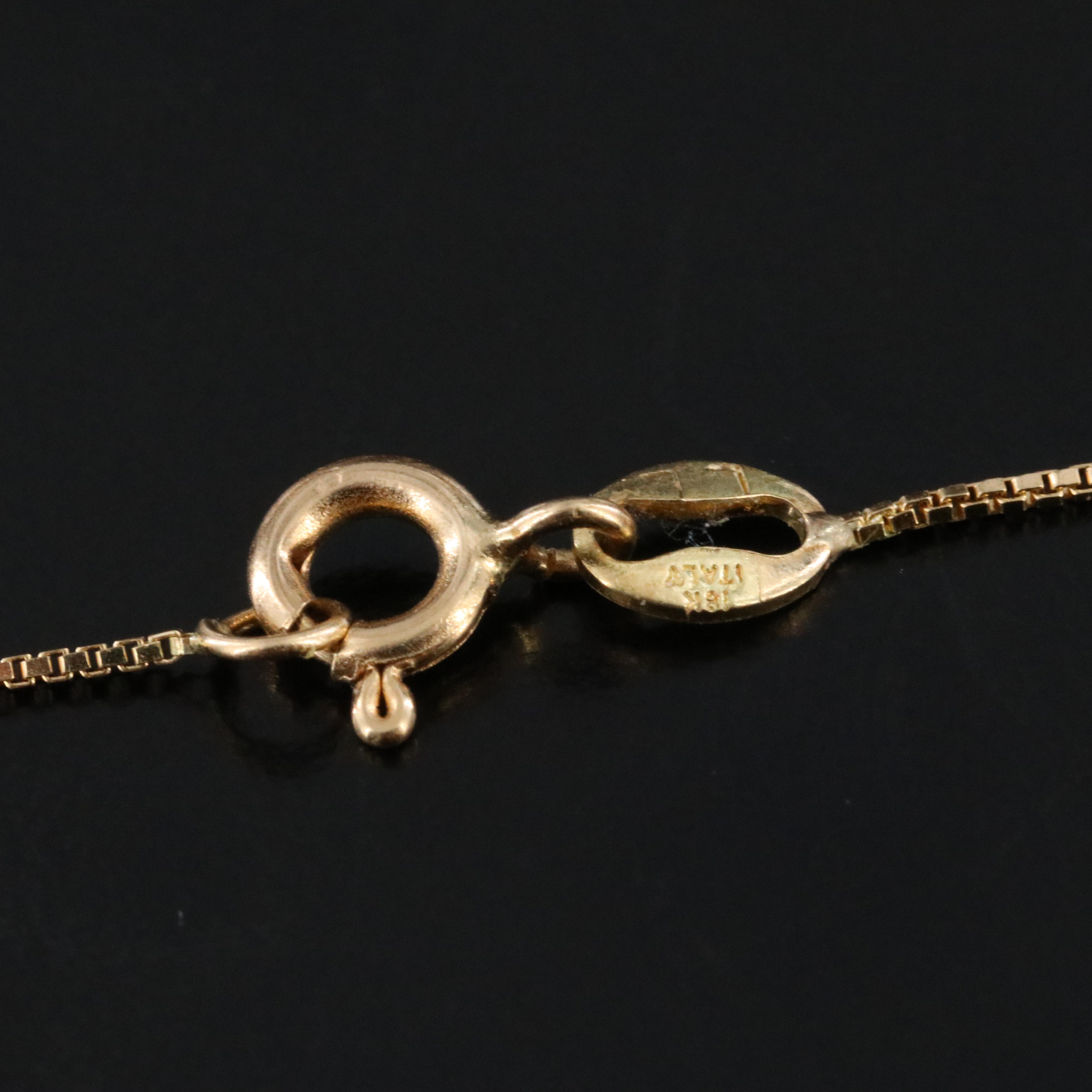 Italian 18K Bead Necklace