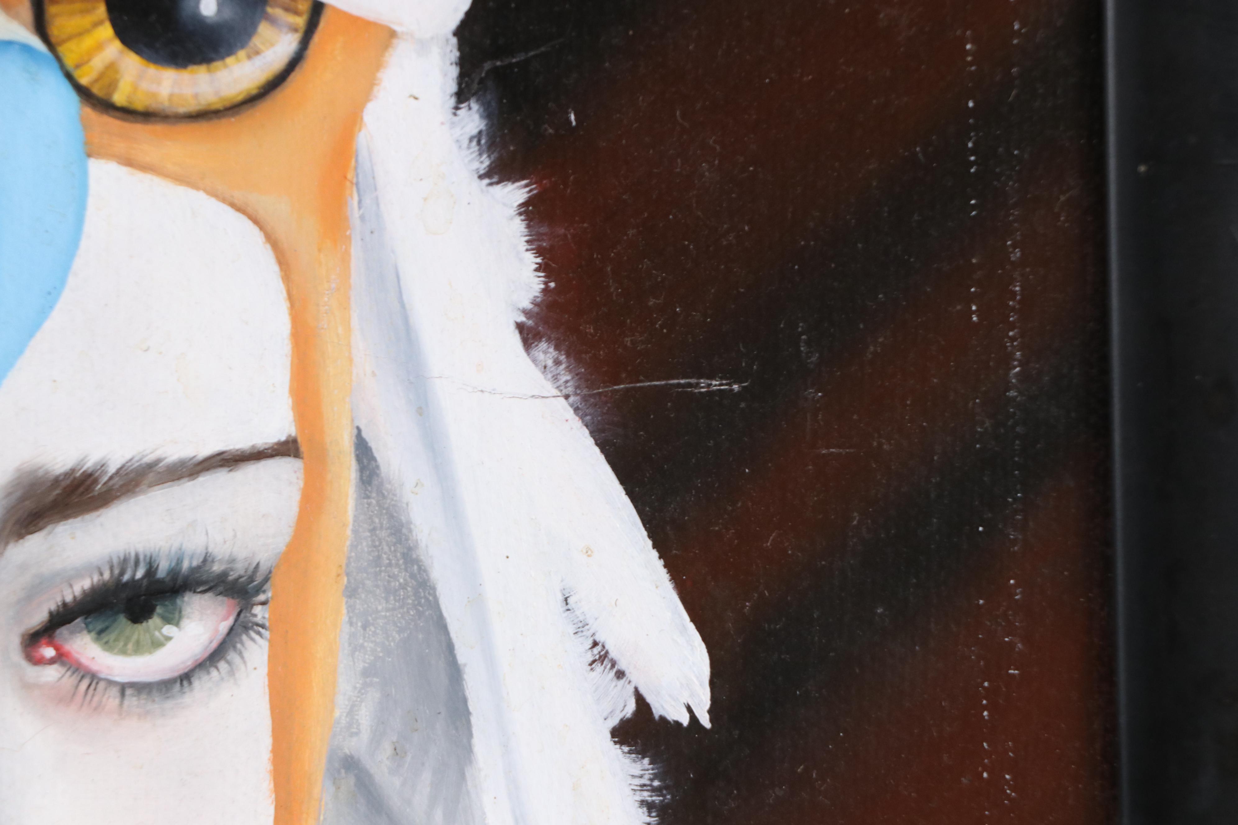 Alex Snelgrove Abstract Portrait Oil Painting