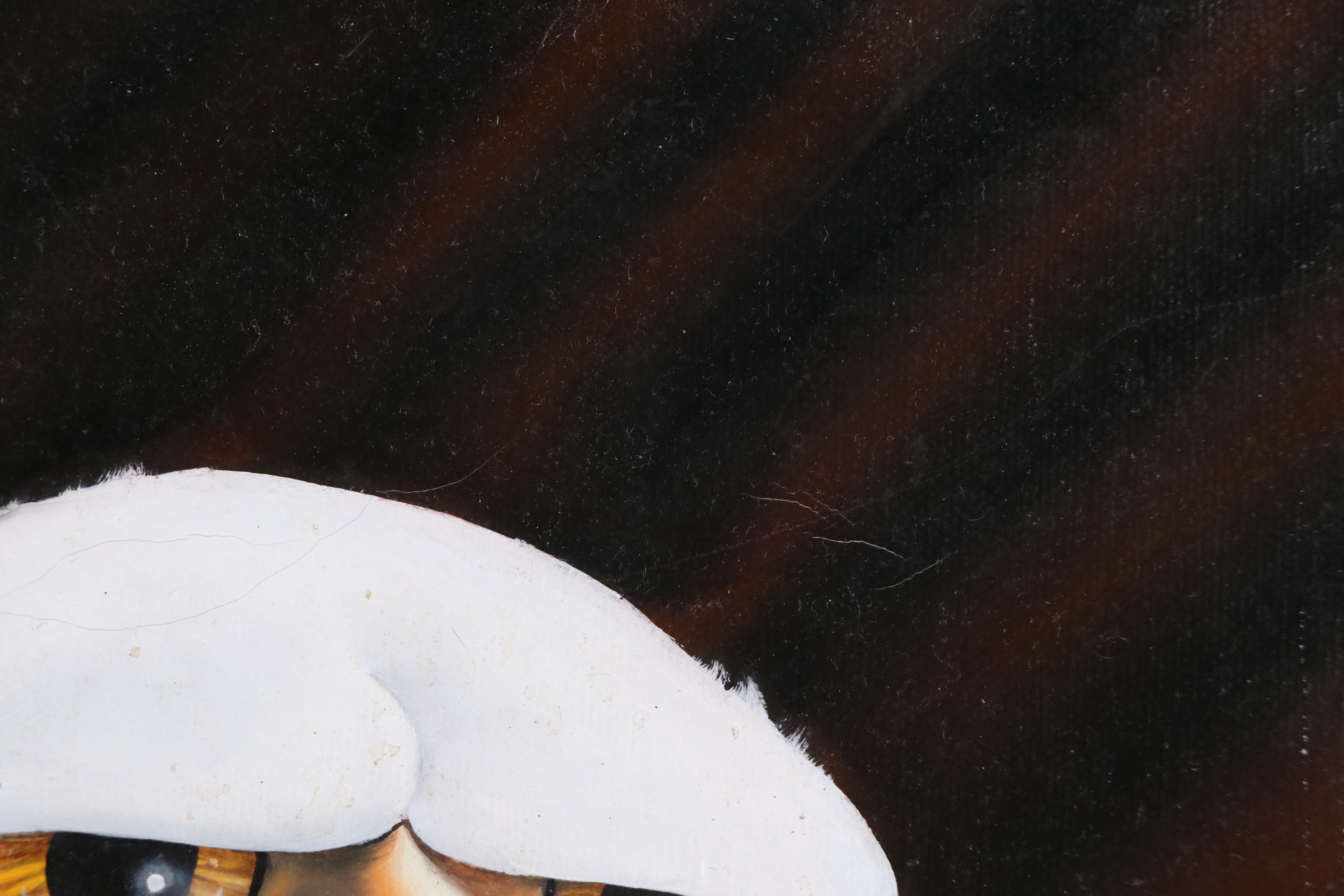 Alex Snelgrove Abstract Portrait Oil Painting