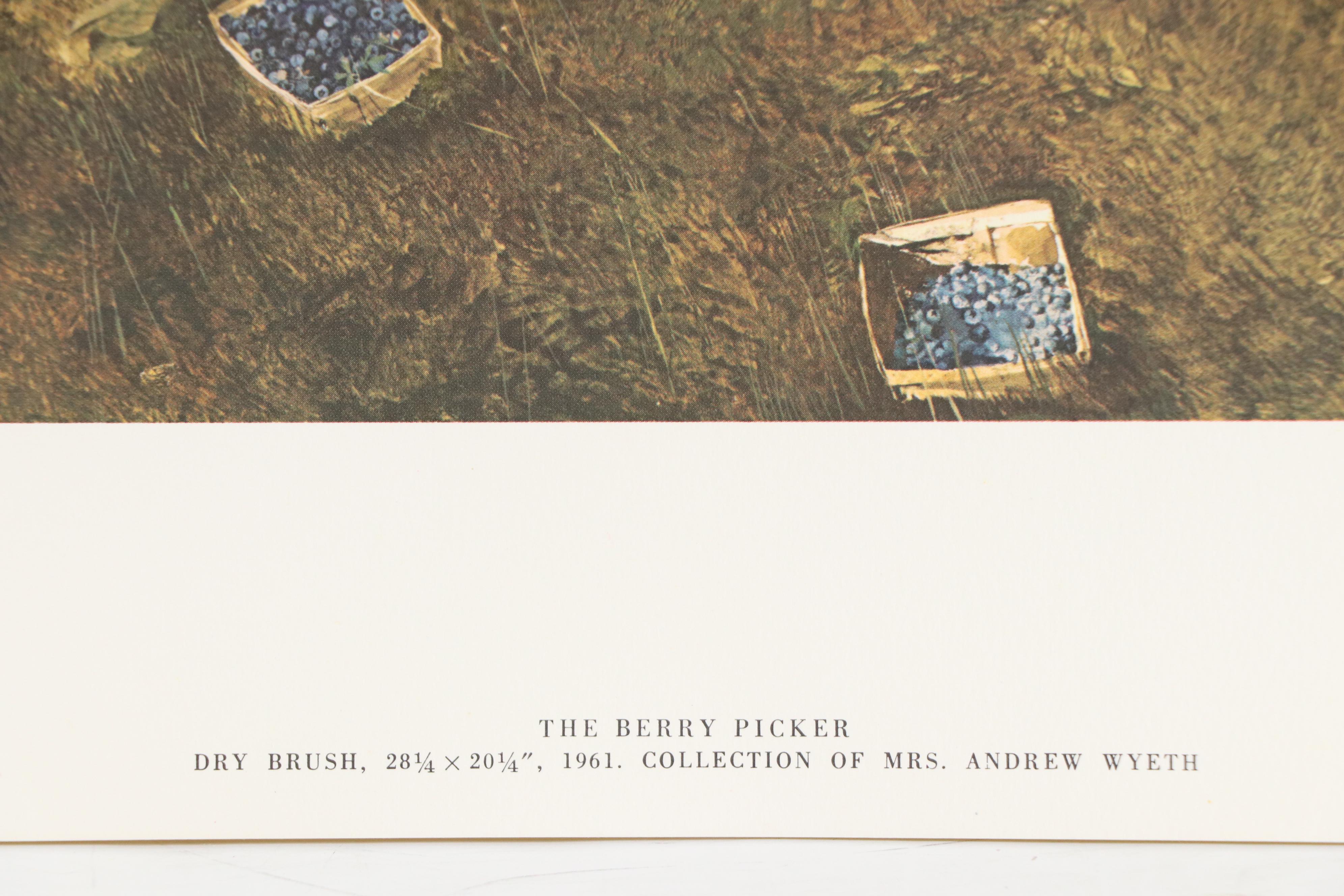 Portfolio of Offset Lithographs "The Four Seasons" After Andrew Wyeth