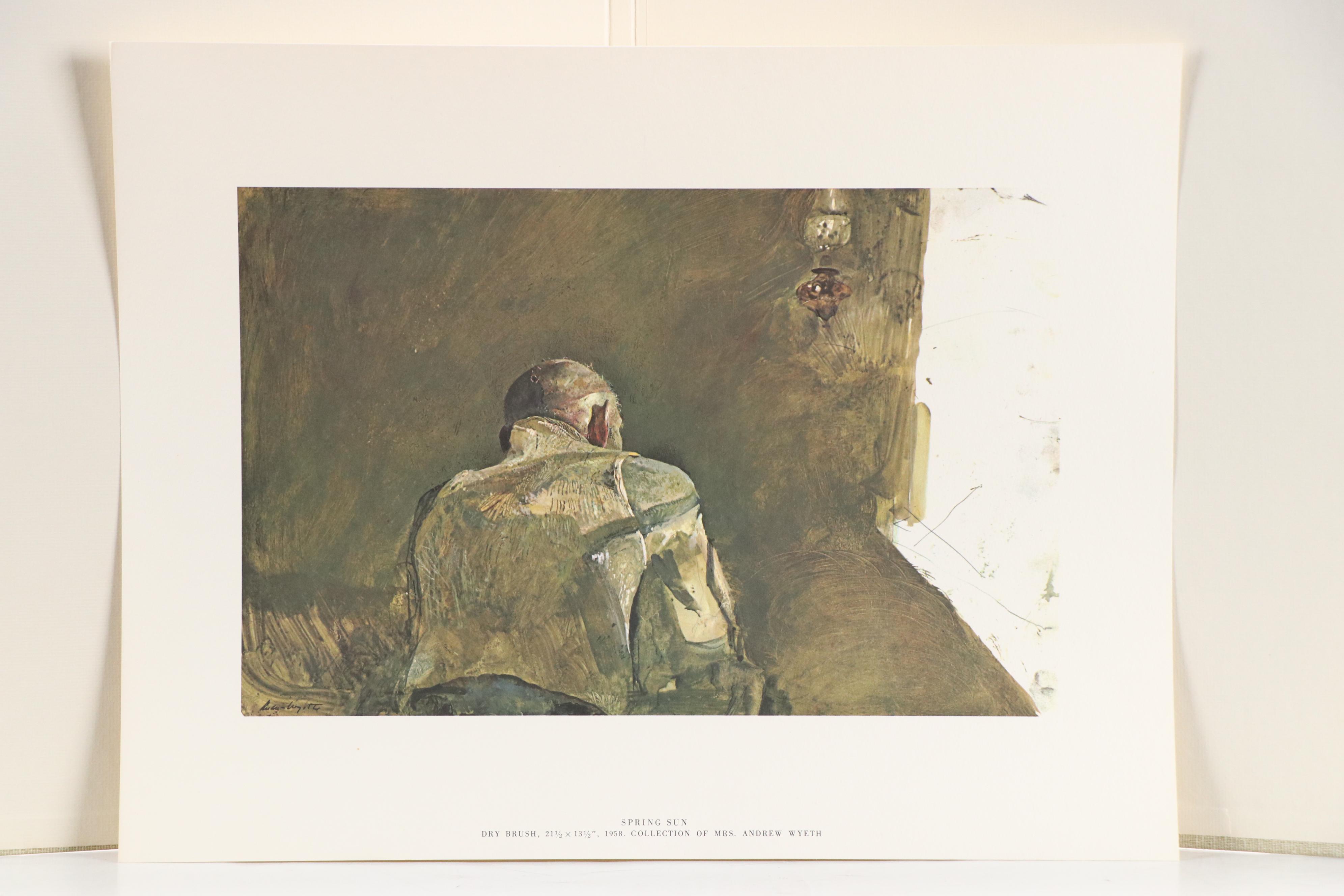 Portfolio of Offset Lithographs "The Four Seasons" After Andrew Wyeth