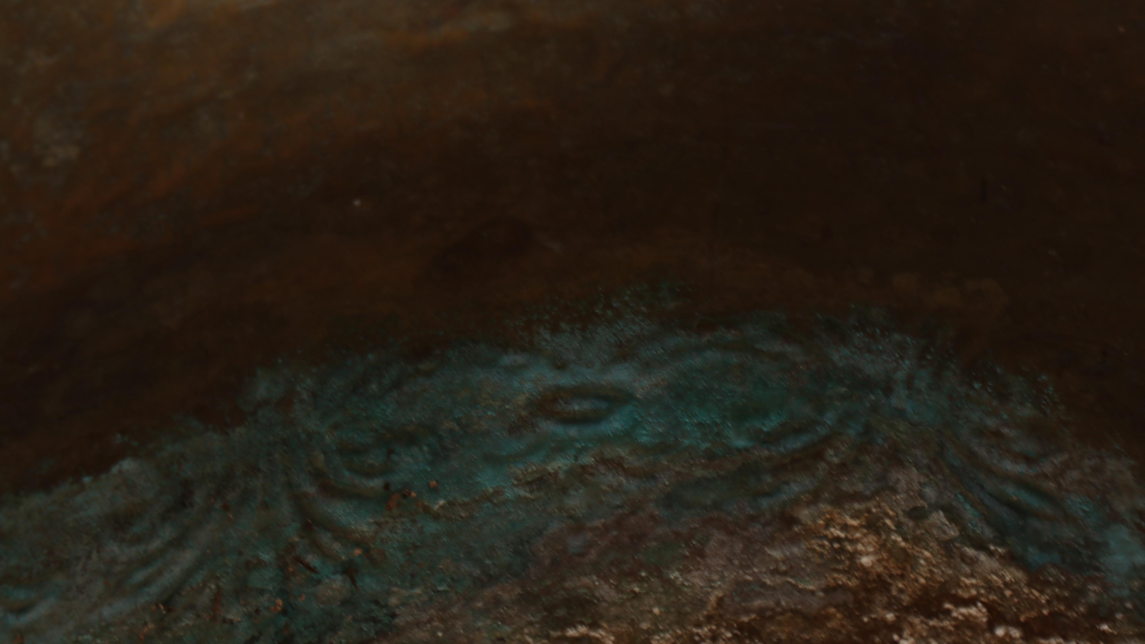 Decorative Crafts Footed Metal Planter with Handled Repoussé Metal Planter