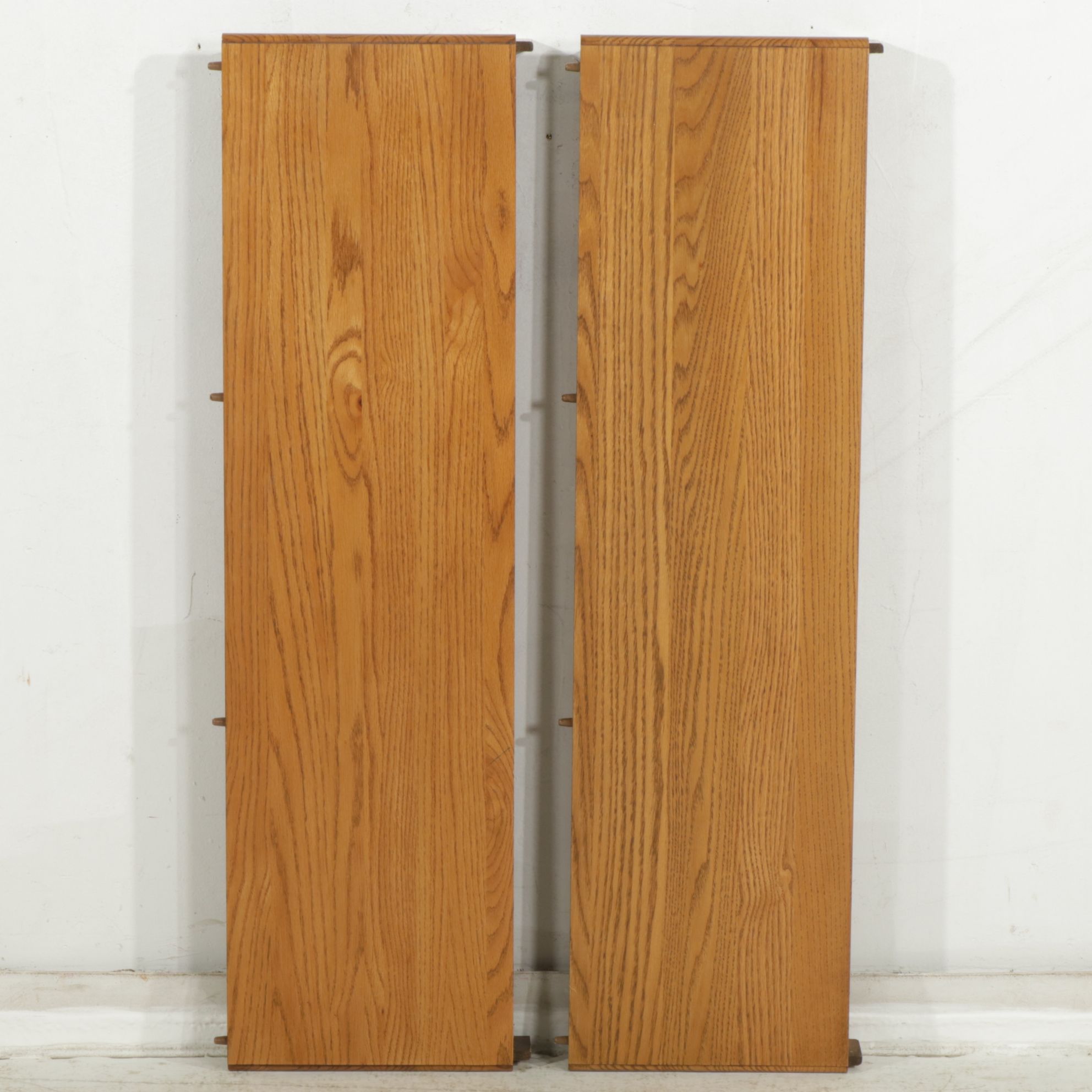 Keller Furniture Oak Dining Table with Six Windsor Chairs, Late 20th Century