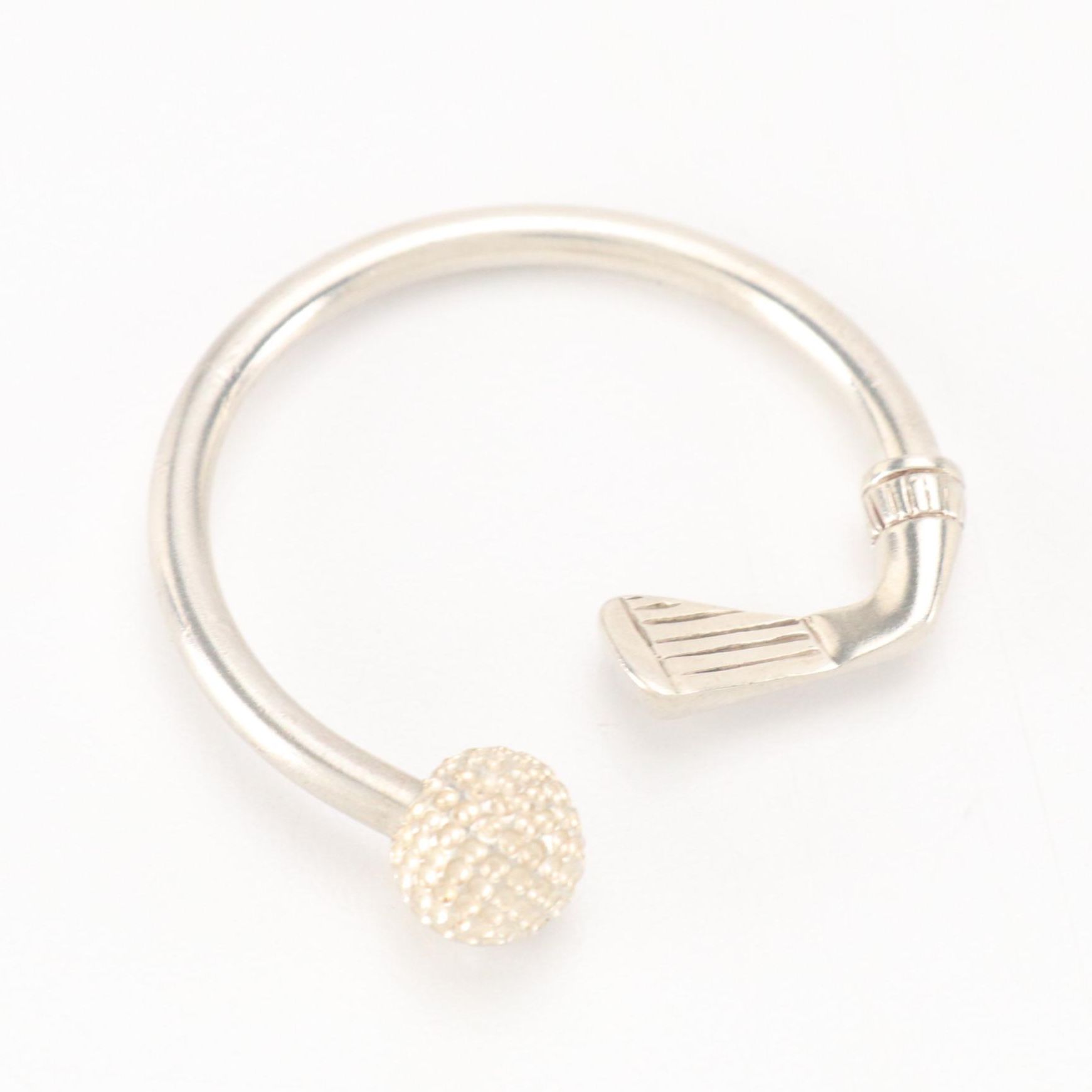 Tiffany & Co. Sterling Silver Golf Club and Golf Ball Key Ring