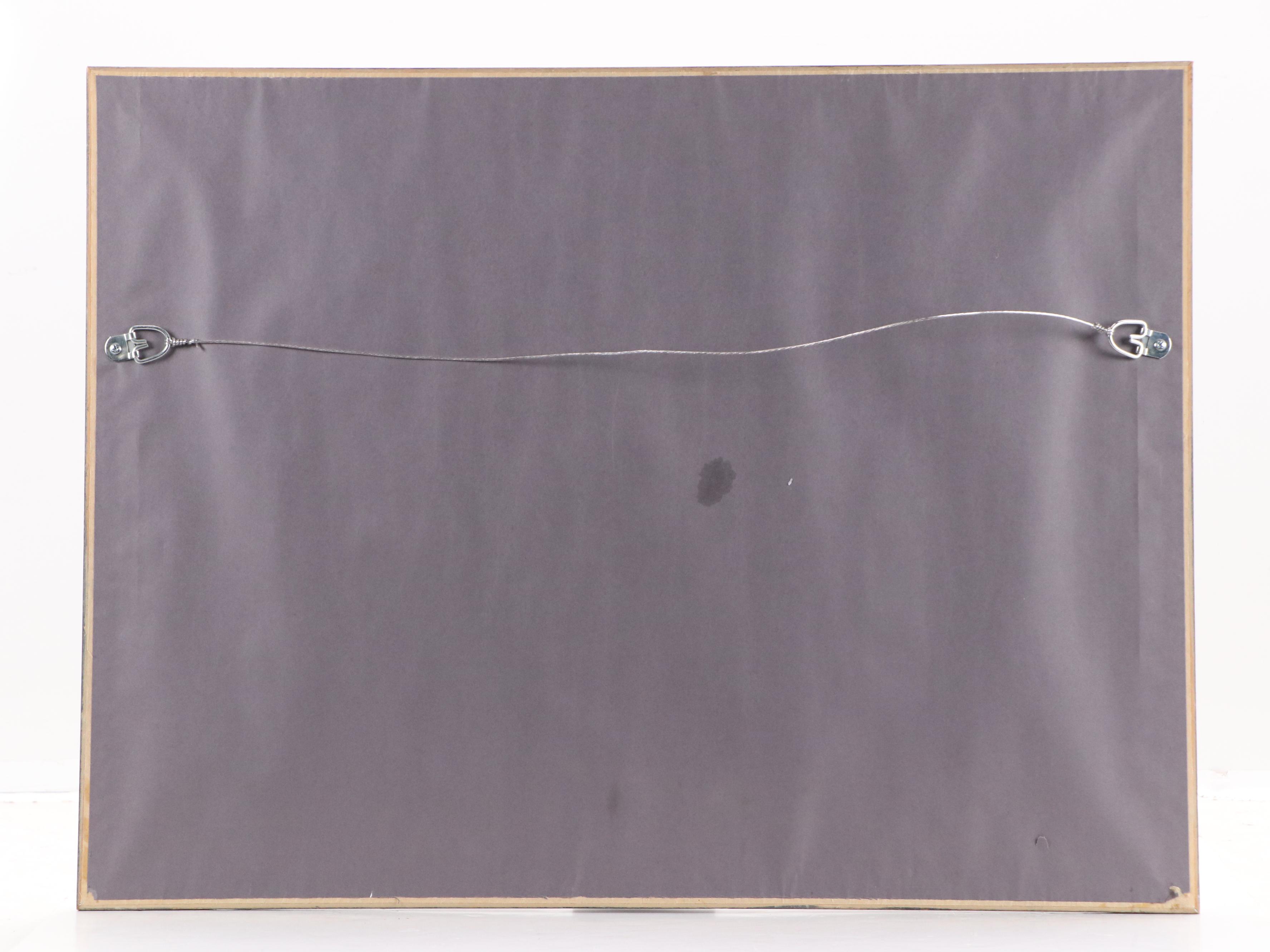 Watercolor Painting of Cottage in Autumn, Late 20th Century