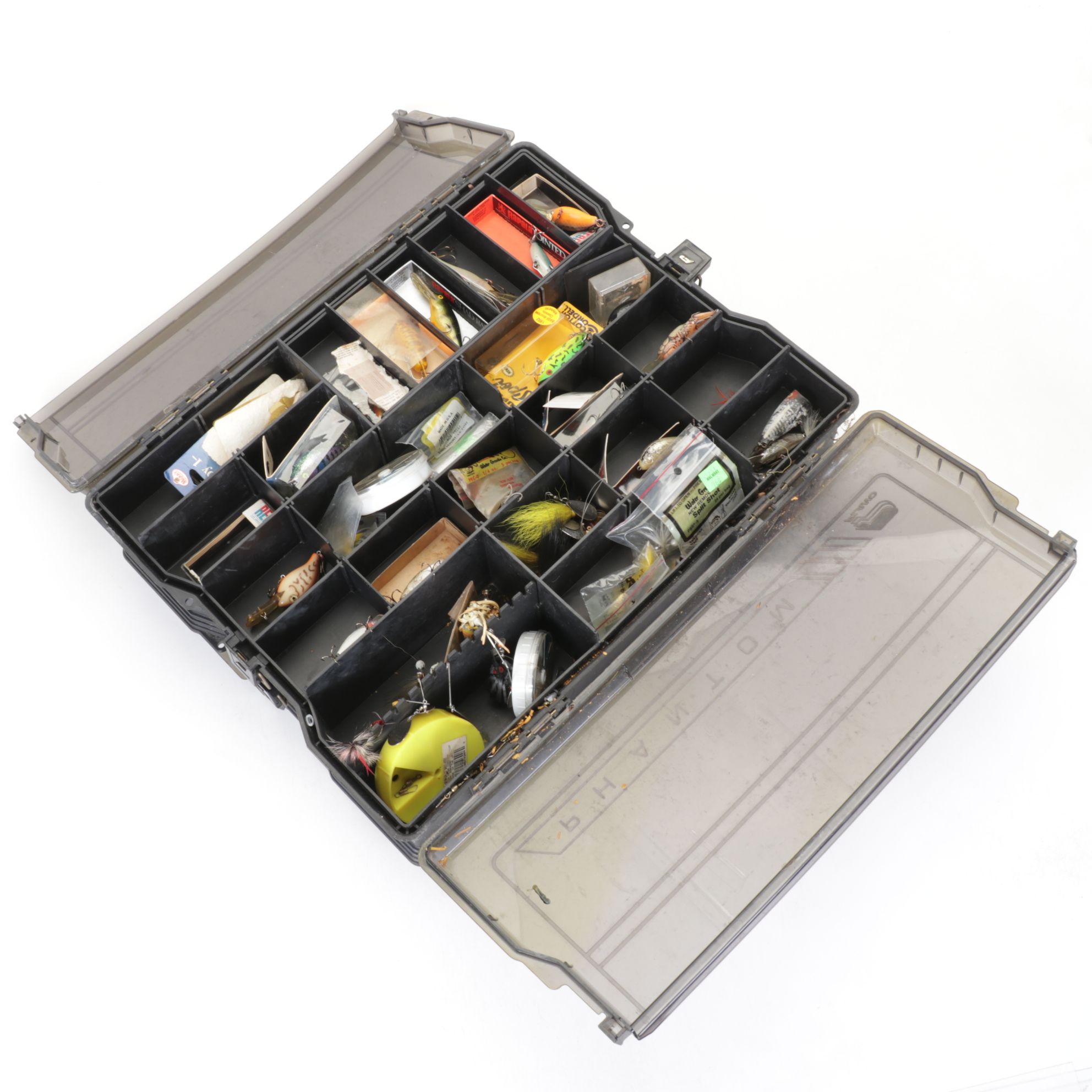 Plano "Phantom" Two-Sided Tackle Box with Fishing Lures